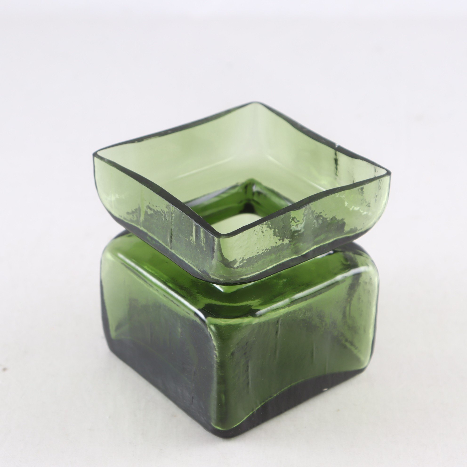 Vas, Riihimäen Lasi, ”Pala-vas”, Helena Tynell, 70-tal, Finland, glas.