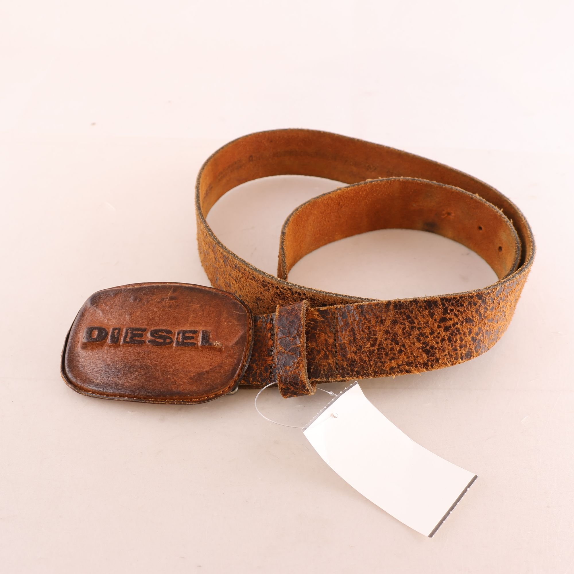 Bälte, Diesel, läder, stl. 95