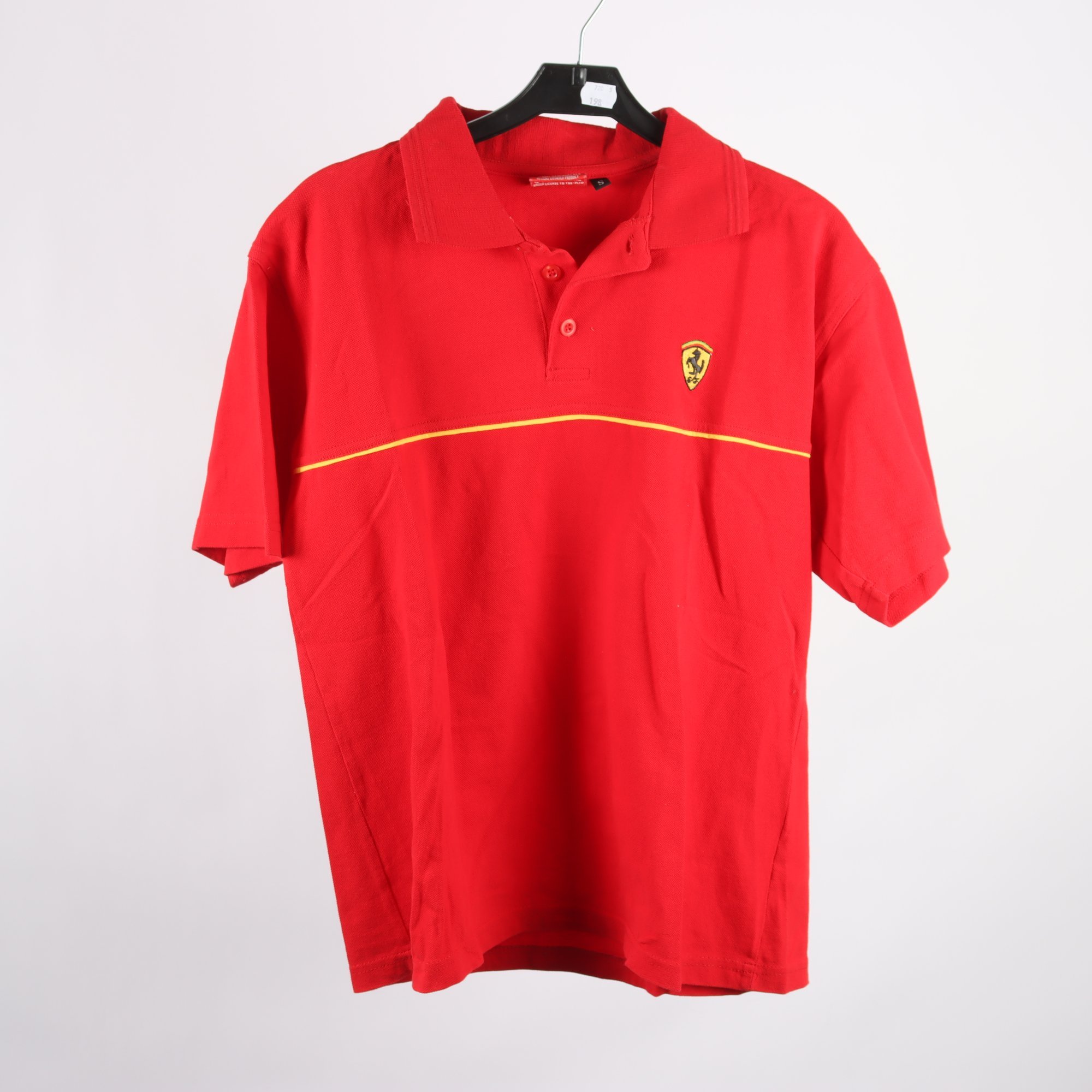 Pikètröja 2-pack, Ferrari, röd, gul, stl. S