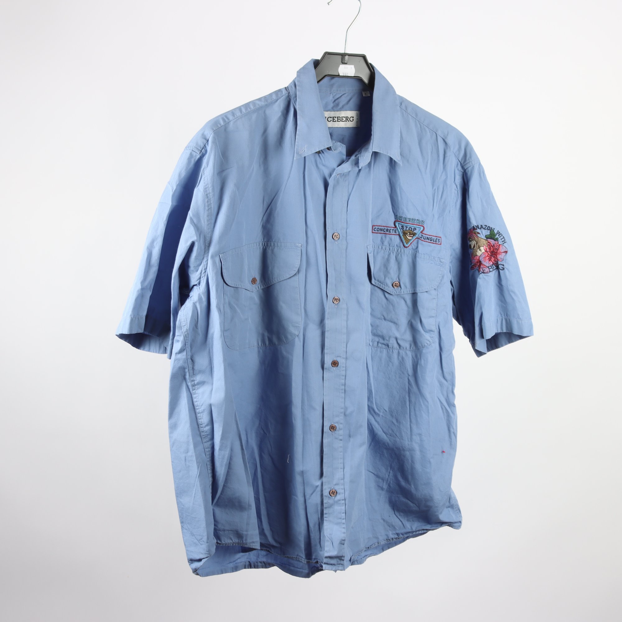 Skjorta, Iceberg, blå, stl. L