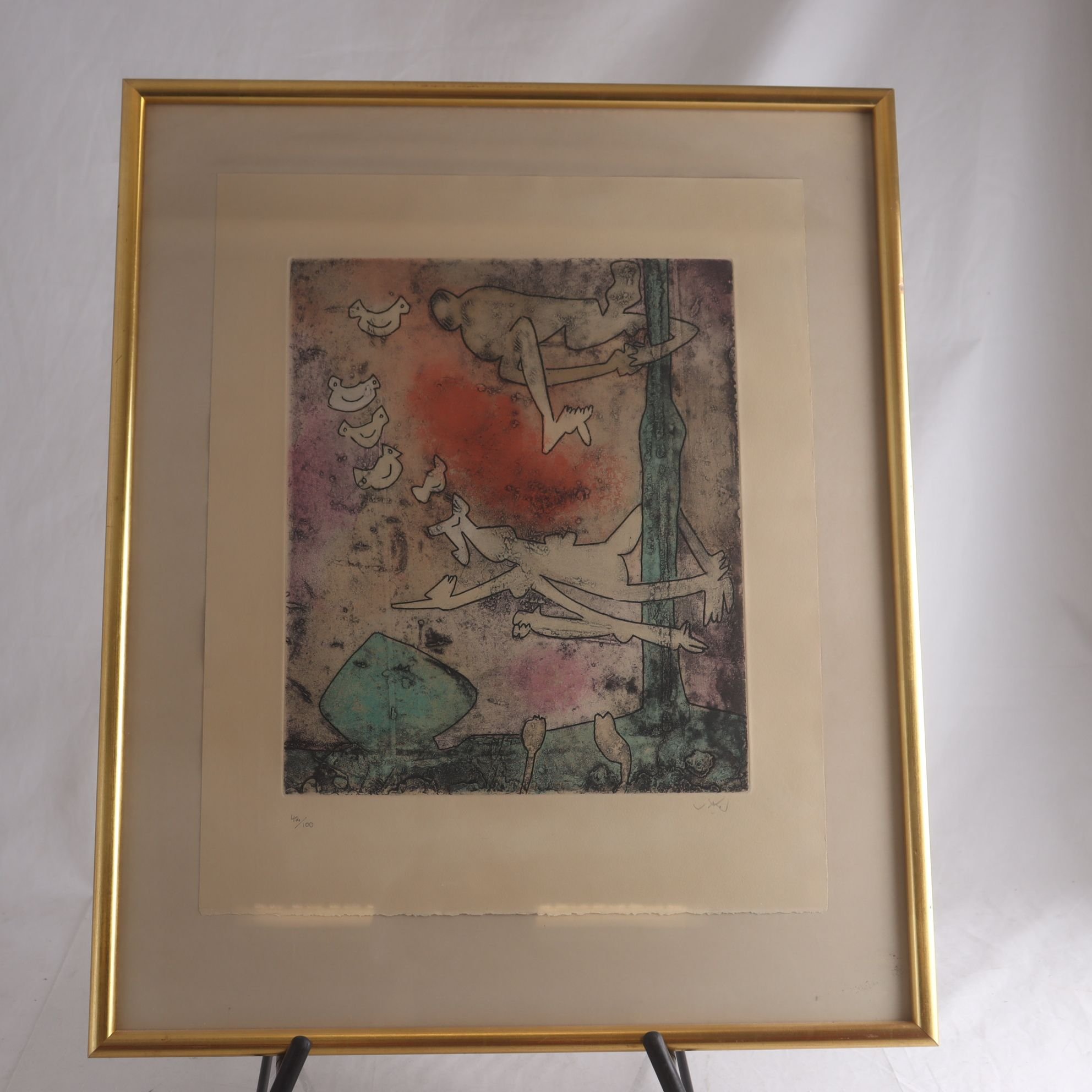 Färgetsning, Roberto Matta, (1911-2002), Chile. Endast avhämtning.