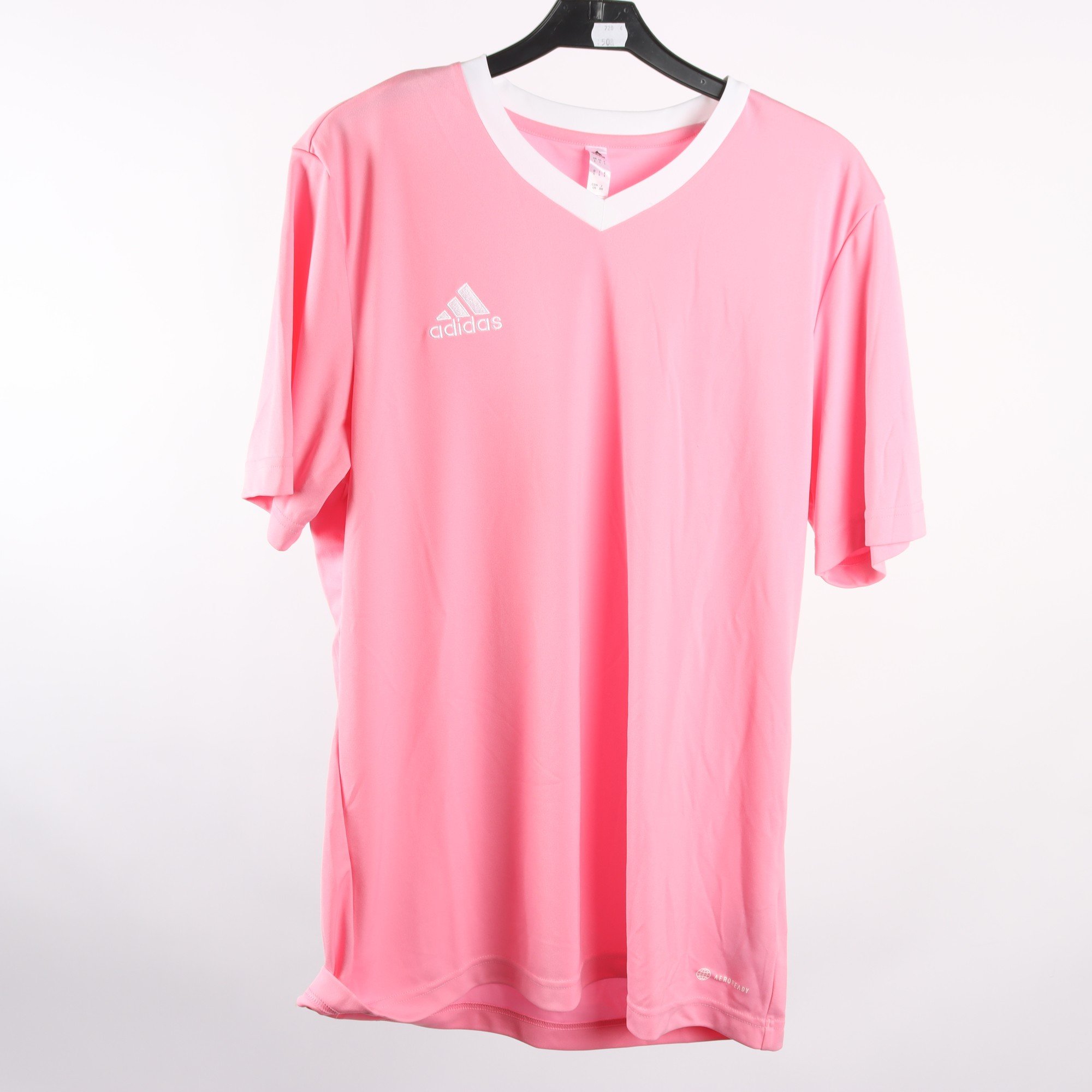 Sporttröja, Adidas, vit, rosa, stl. L.