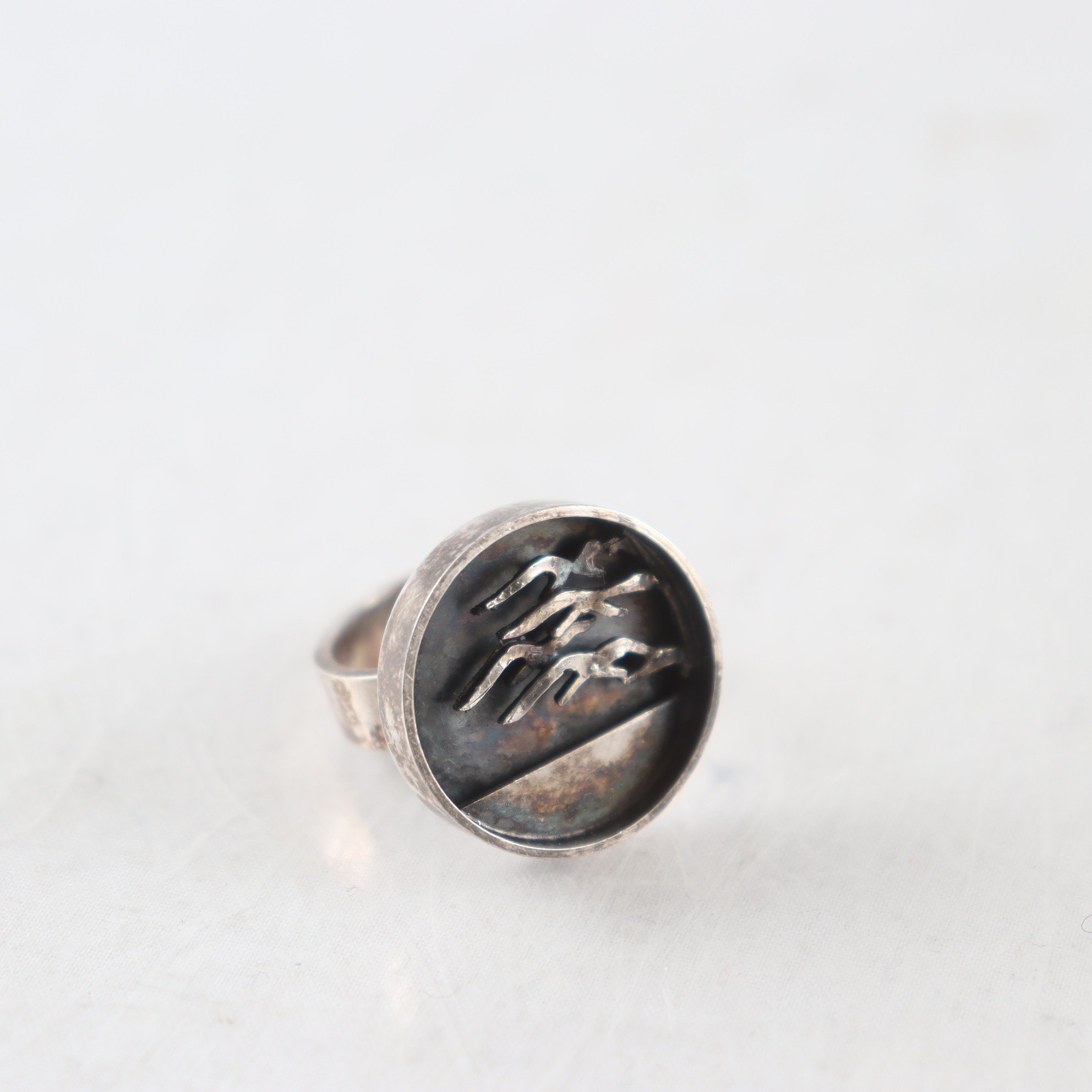 Ring, silver, vikt: 10,5 g