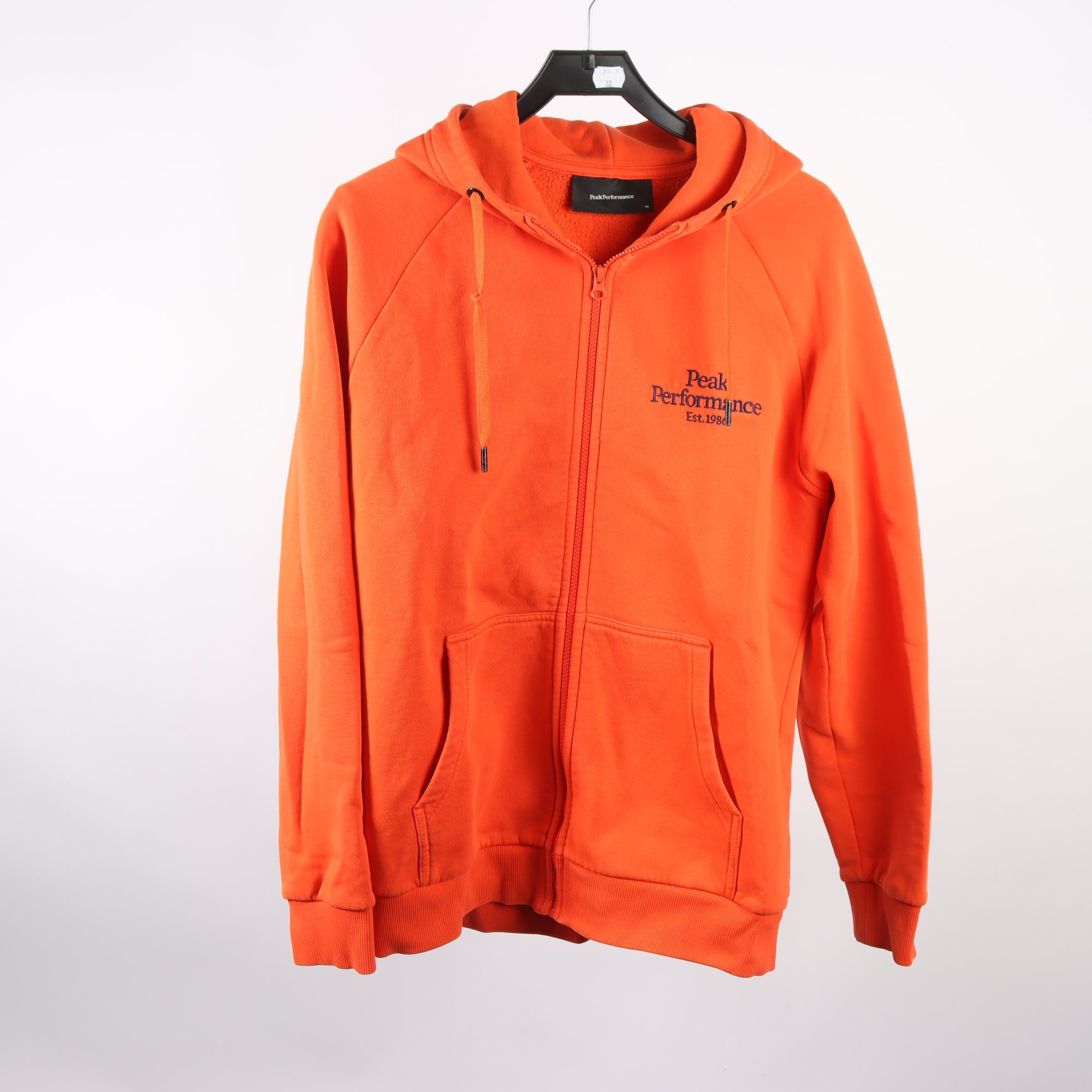 Hoodie, Peak Performance, orange, stl. XL
