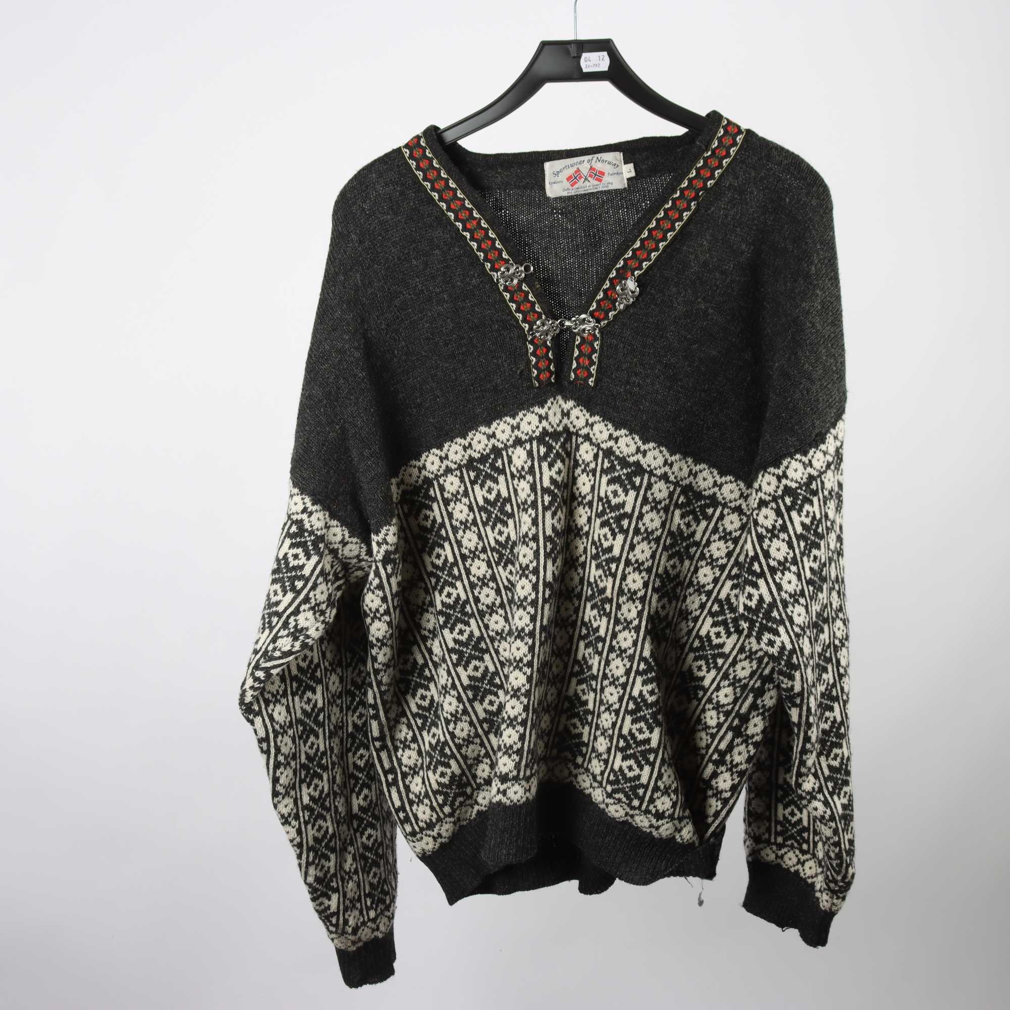 Fiskartröja, Sportswear of Norway, 100% ull, stl. L