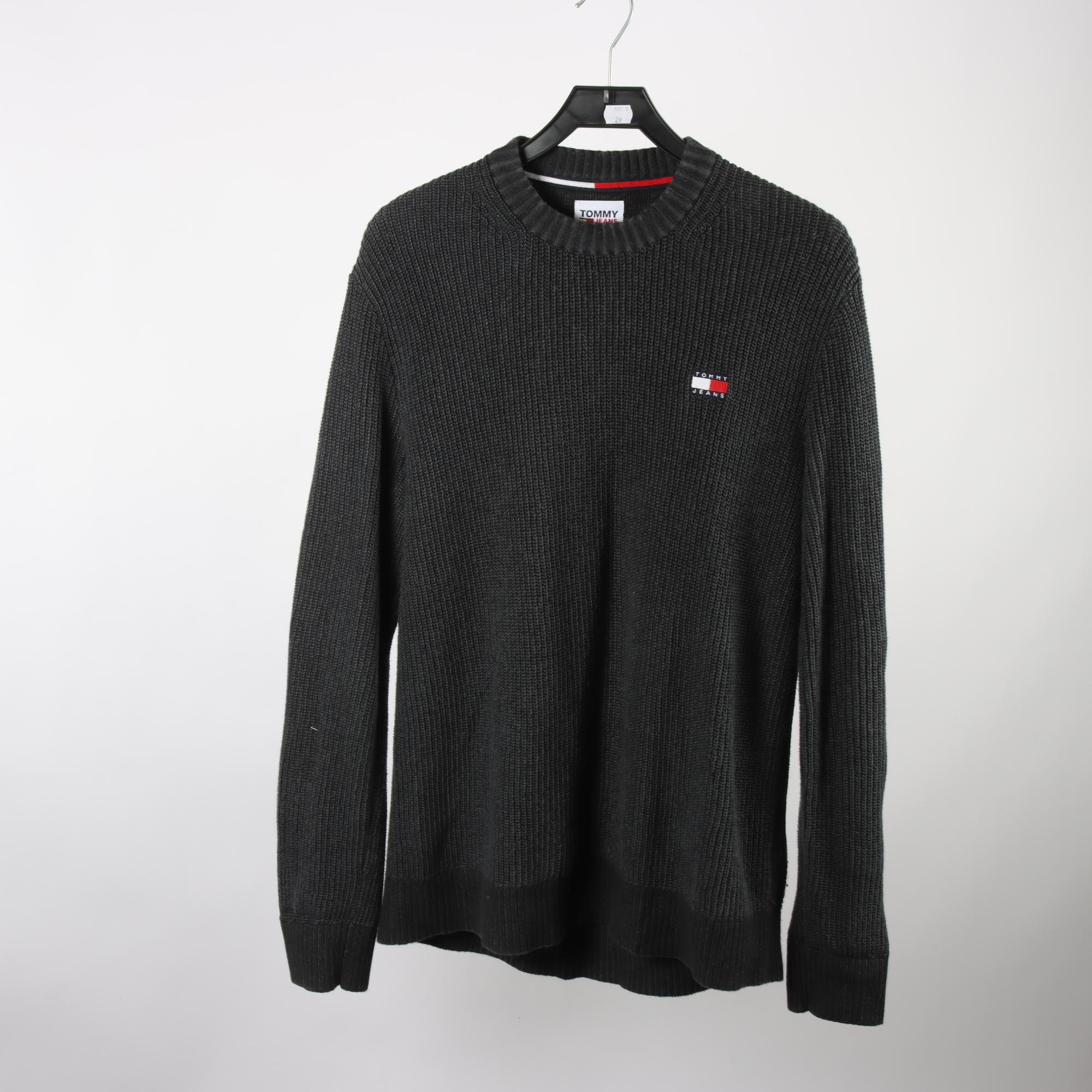 Tröja, Tommy Hilfiger, gråsvart, stl. M