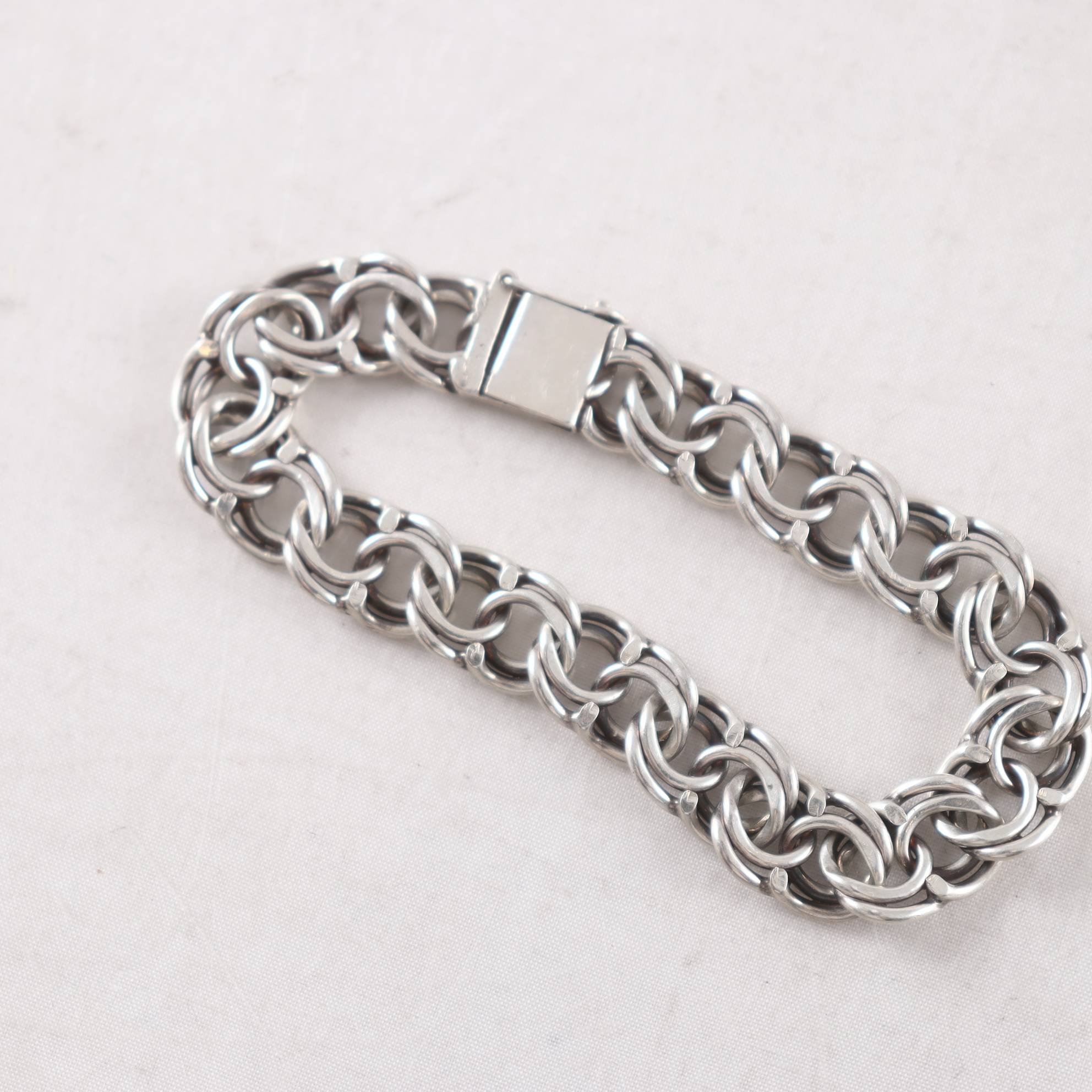 Armband, bismarck, silver, vikt: 34,5 g