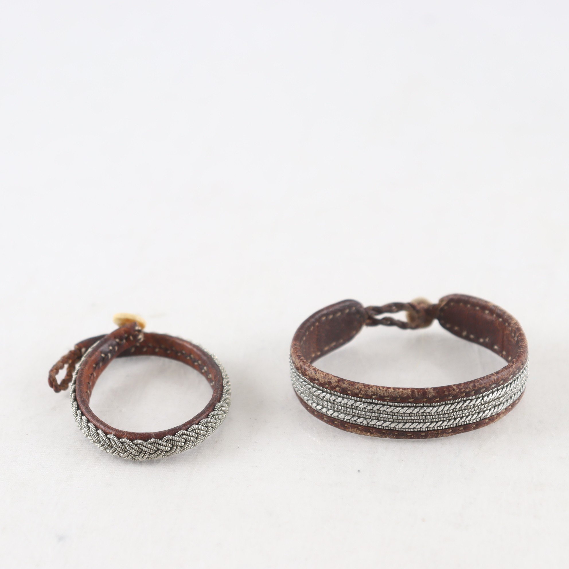 Armband, tenntråd, bruna