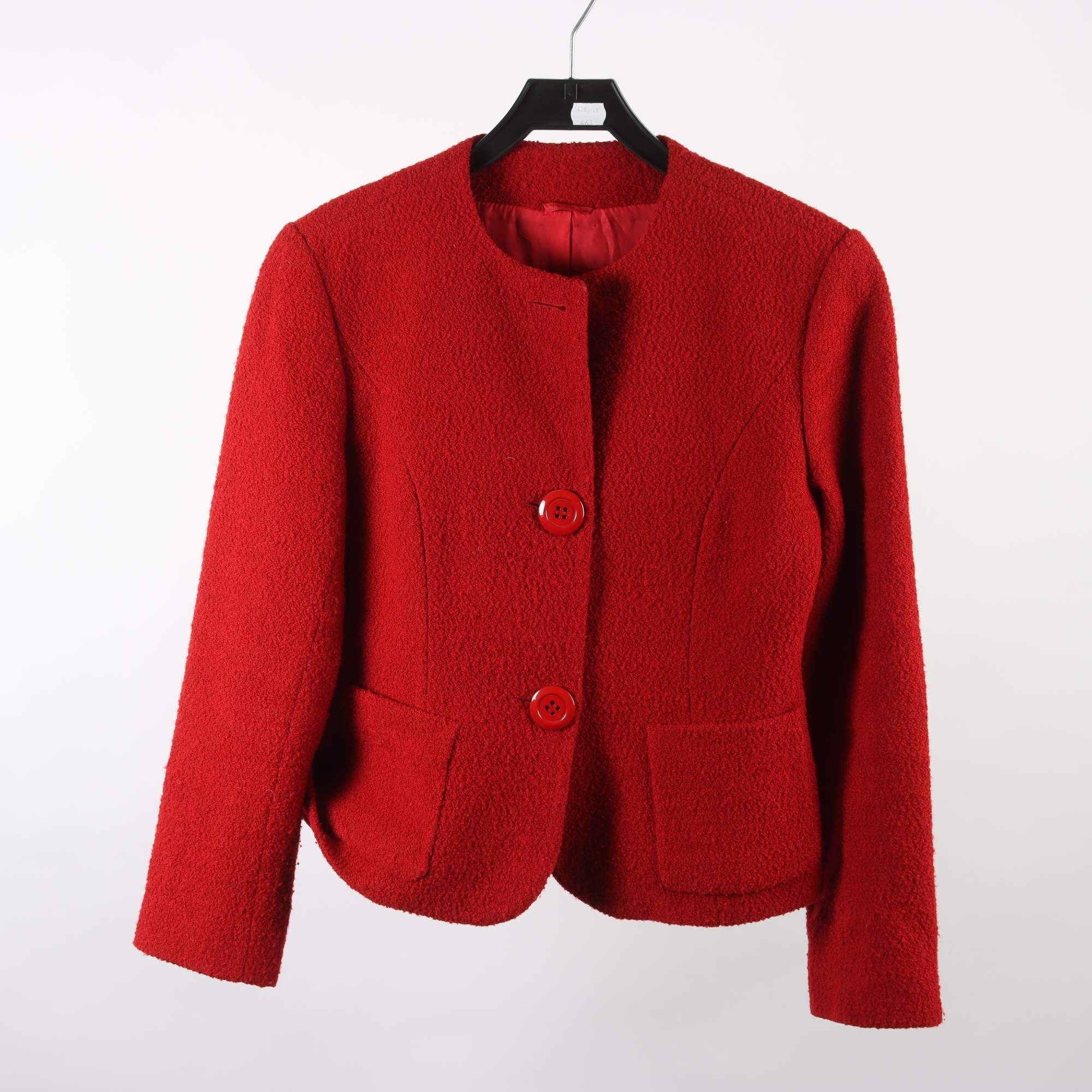 Kavaj, HOBBs, röd, stl. 40.