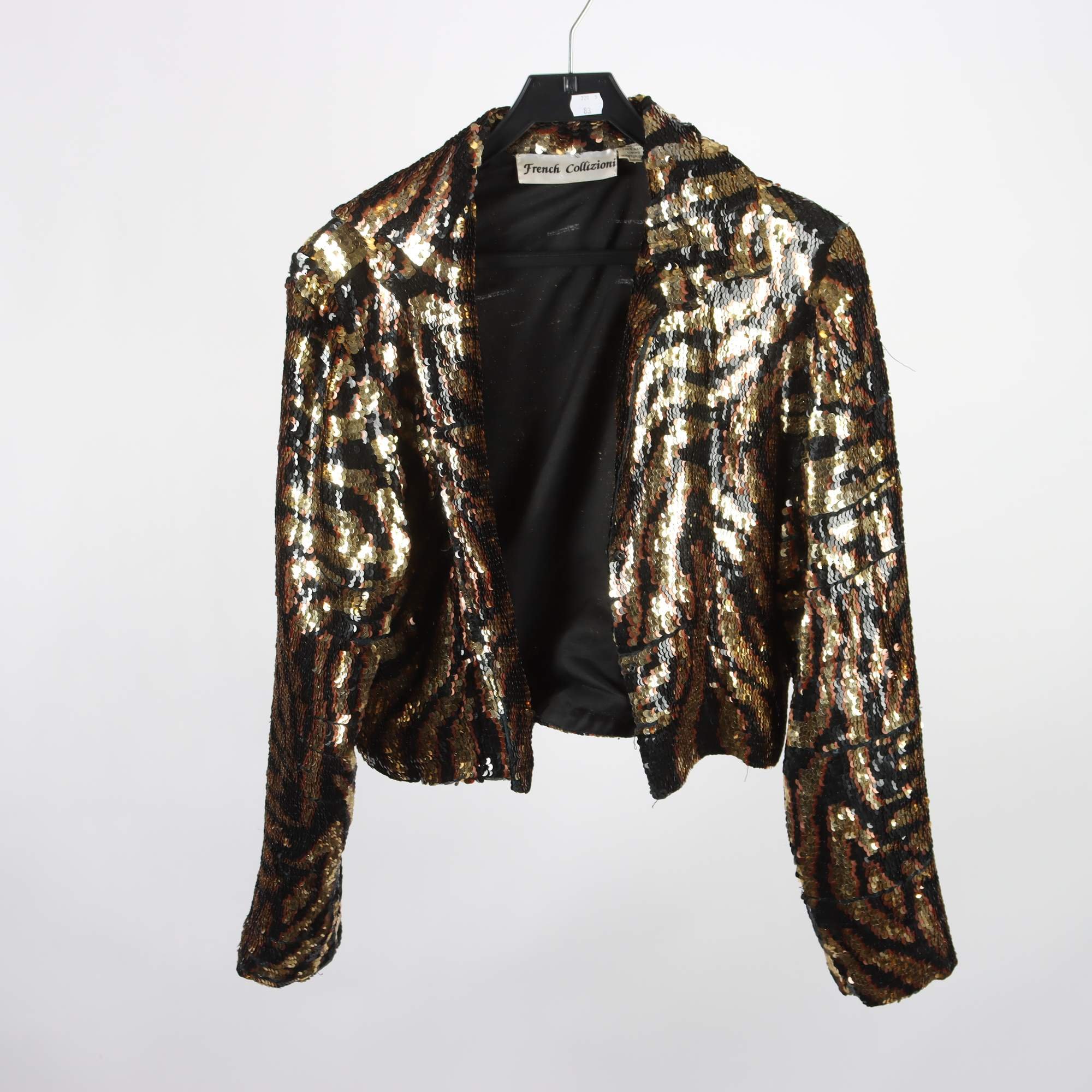 Festjacka, French Collizioni, paljetter, flerfärgad, stl. XL