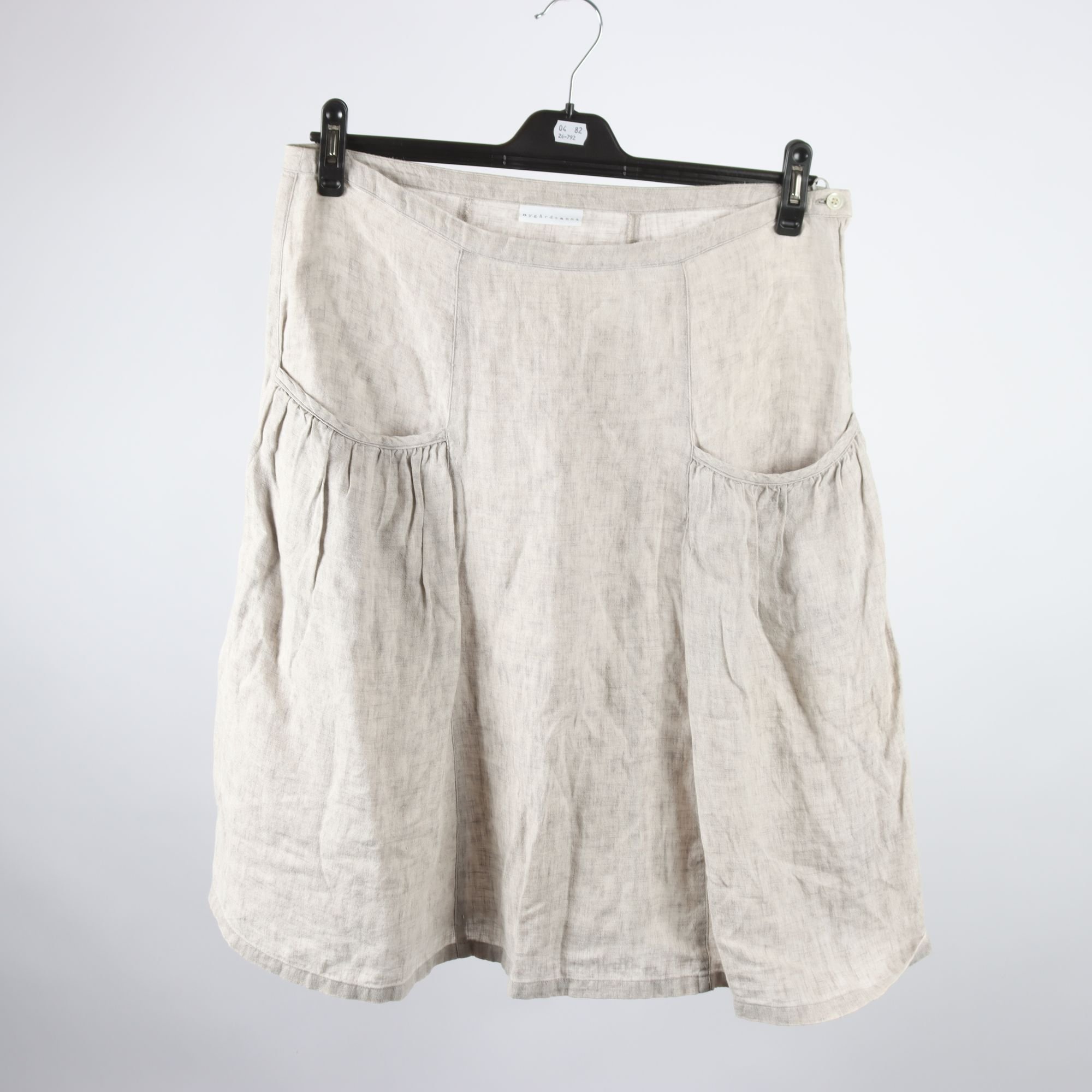 Kjol, Nygårdsanna, 100% lin, stl. 42