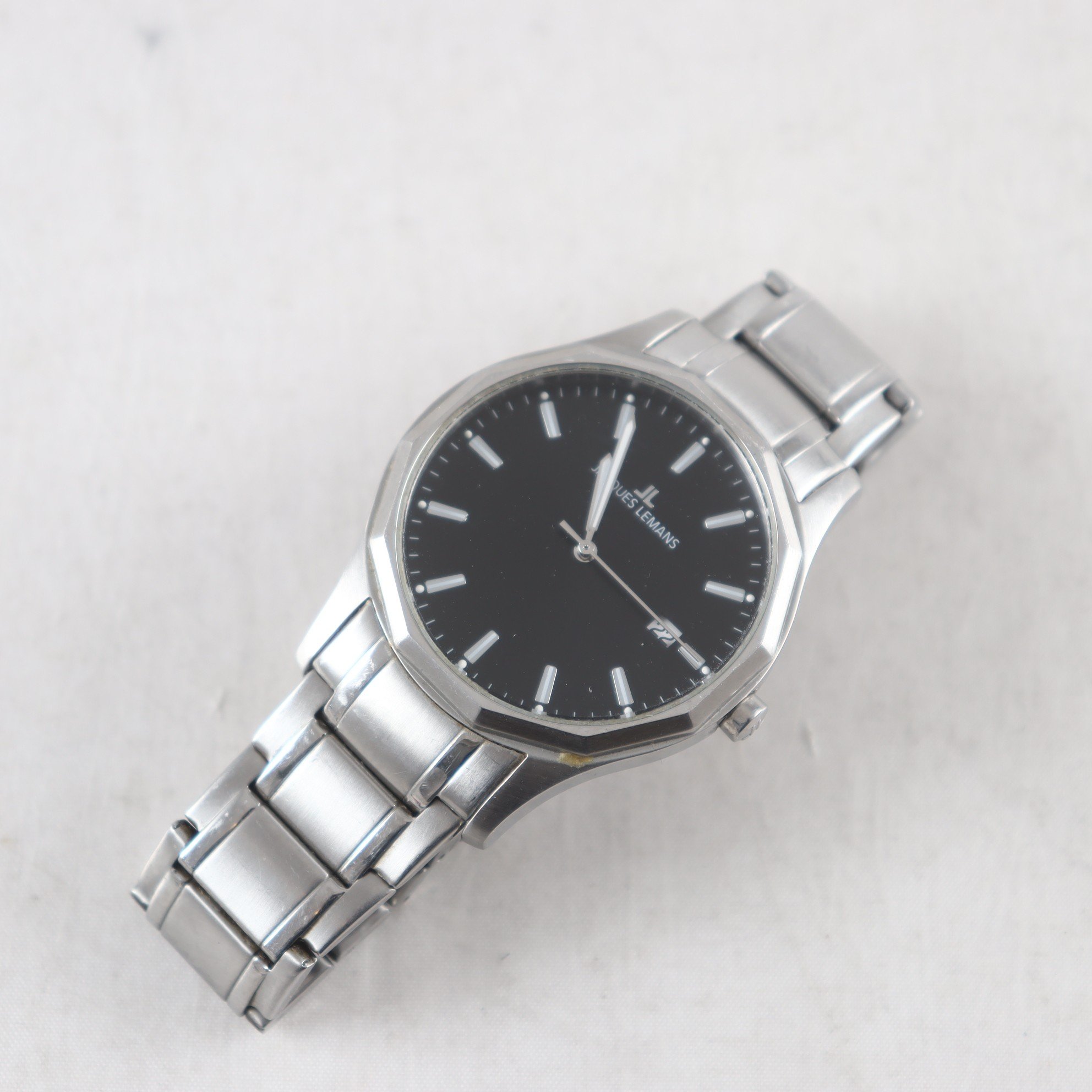 Armbandsur, stål, Jacques Lemans, datum, quartz