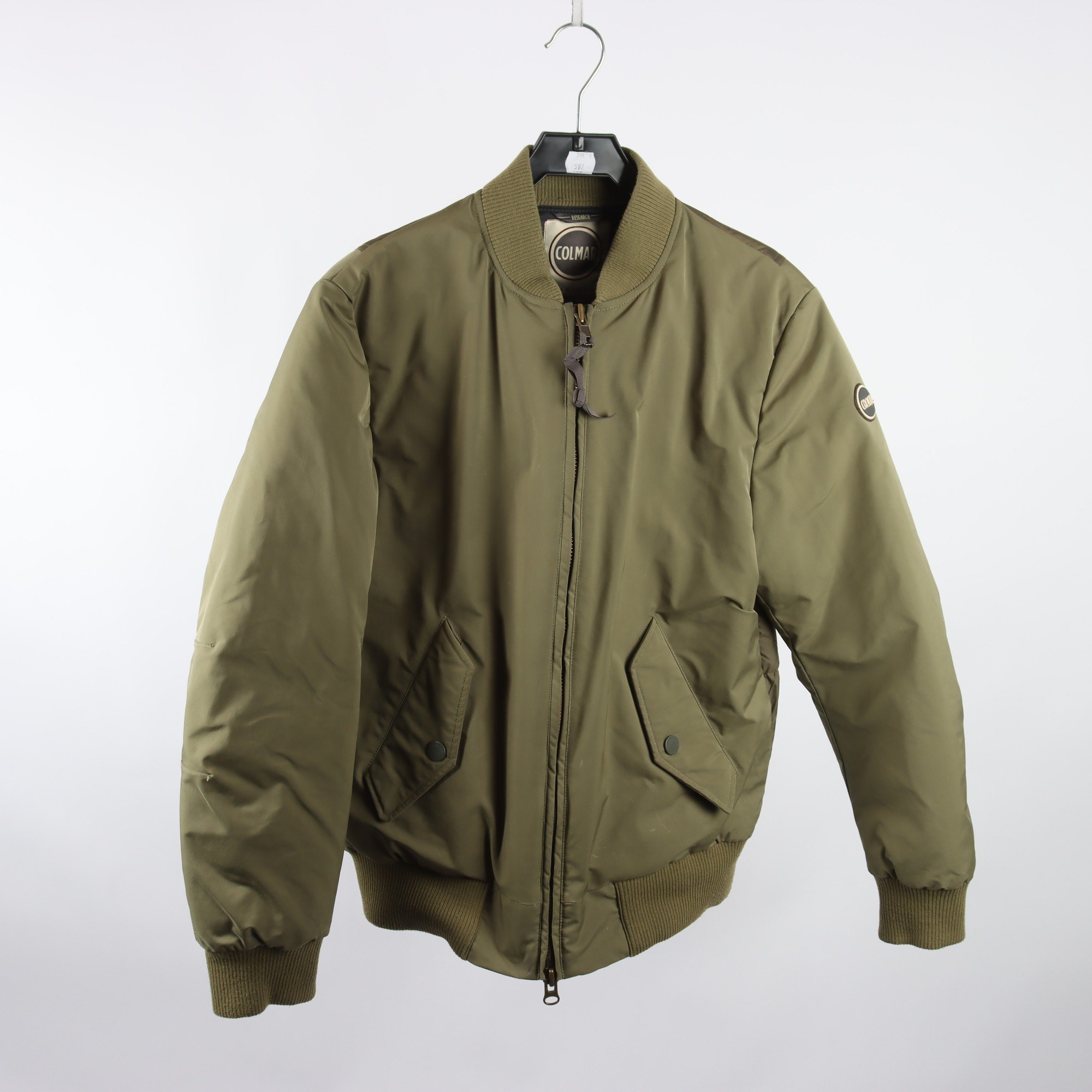 Fodrad jacka, Colmar, grön, stl. 48.