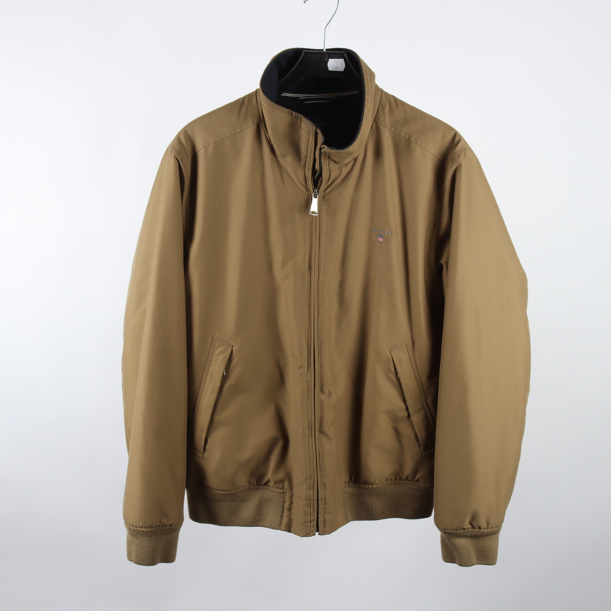 Fodrad jacka, Gant, grön, stl. M.