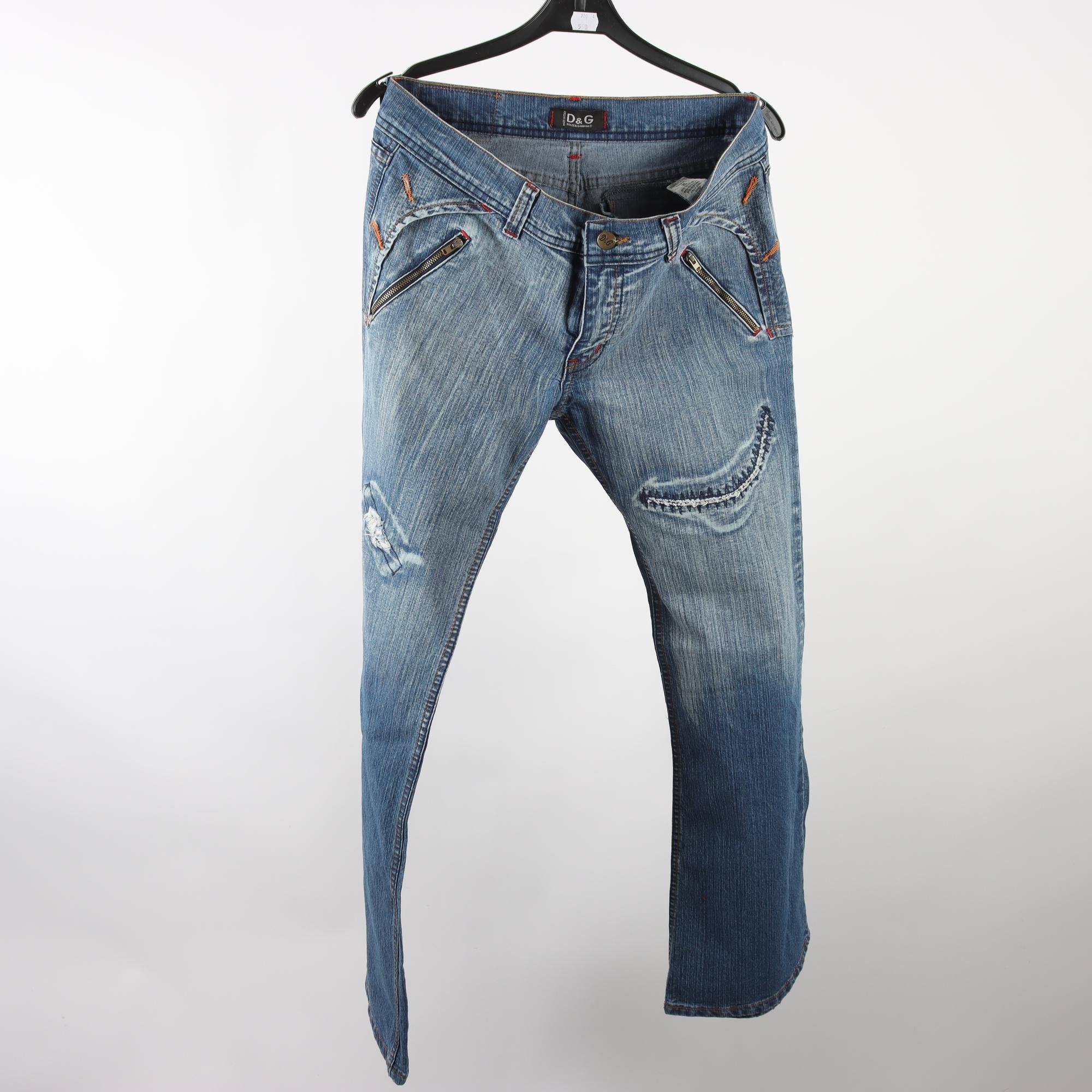 Jeans, Dolce & Gabbana, blå, stl. 32.