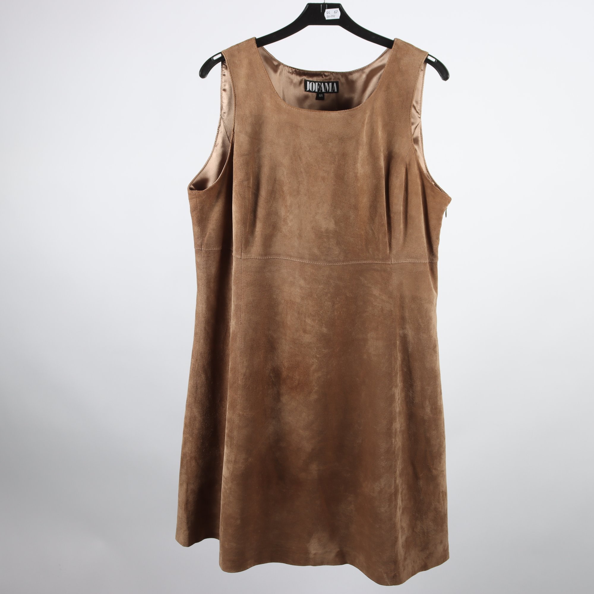 Mockaklänning, Jofama, 100% läder, stl. 44