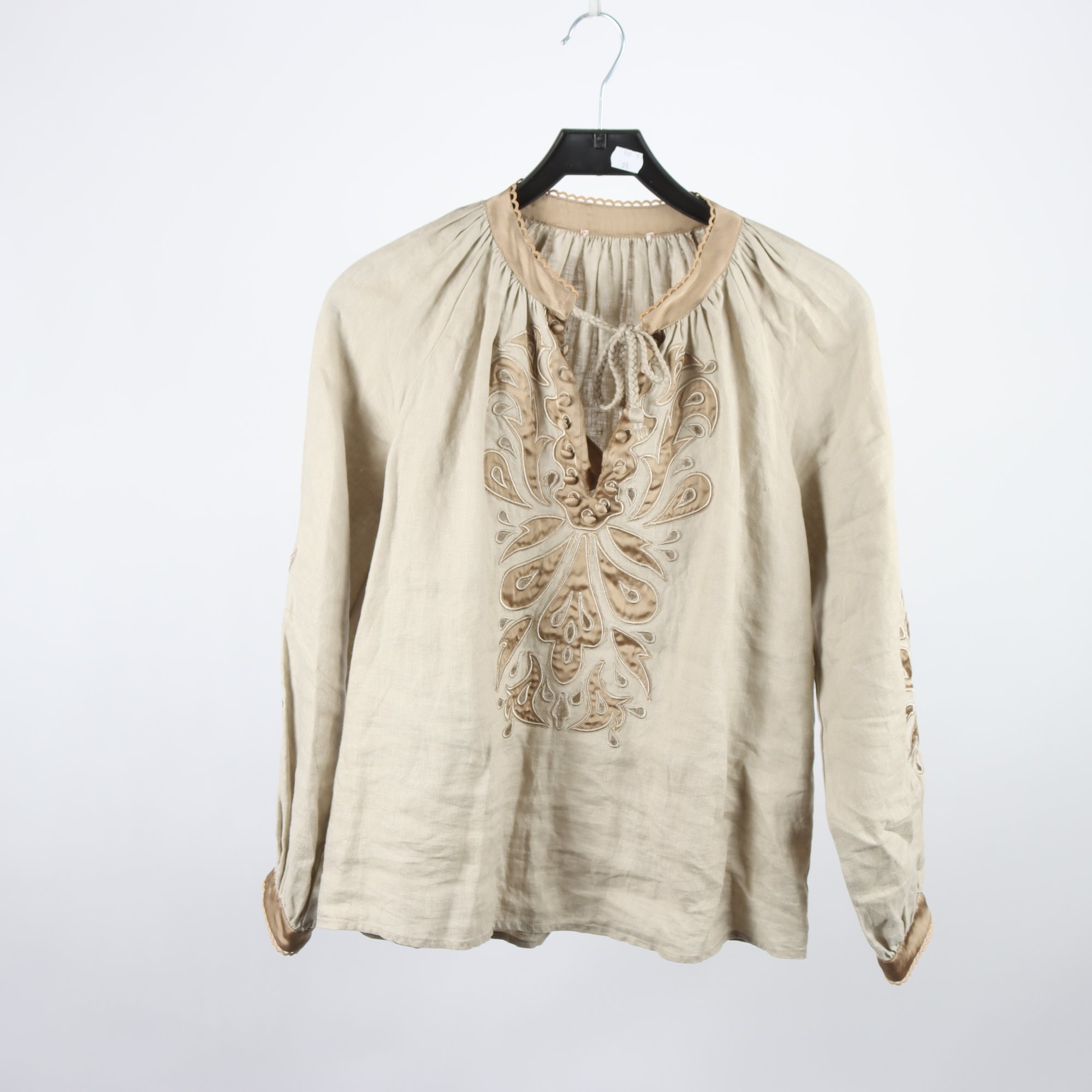 Blus, Rene Derhy, beige, stl ca. M