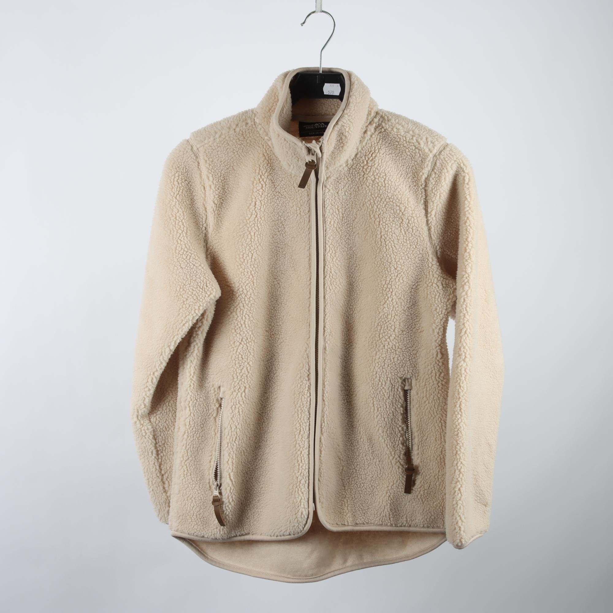 Teddytröja, High Mountain, beige, pile, stl. 38/40.