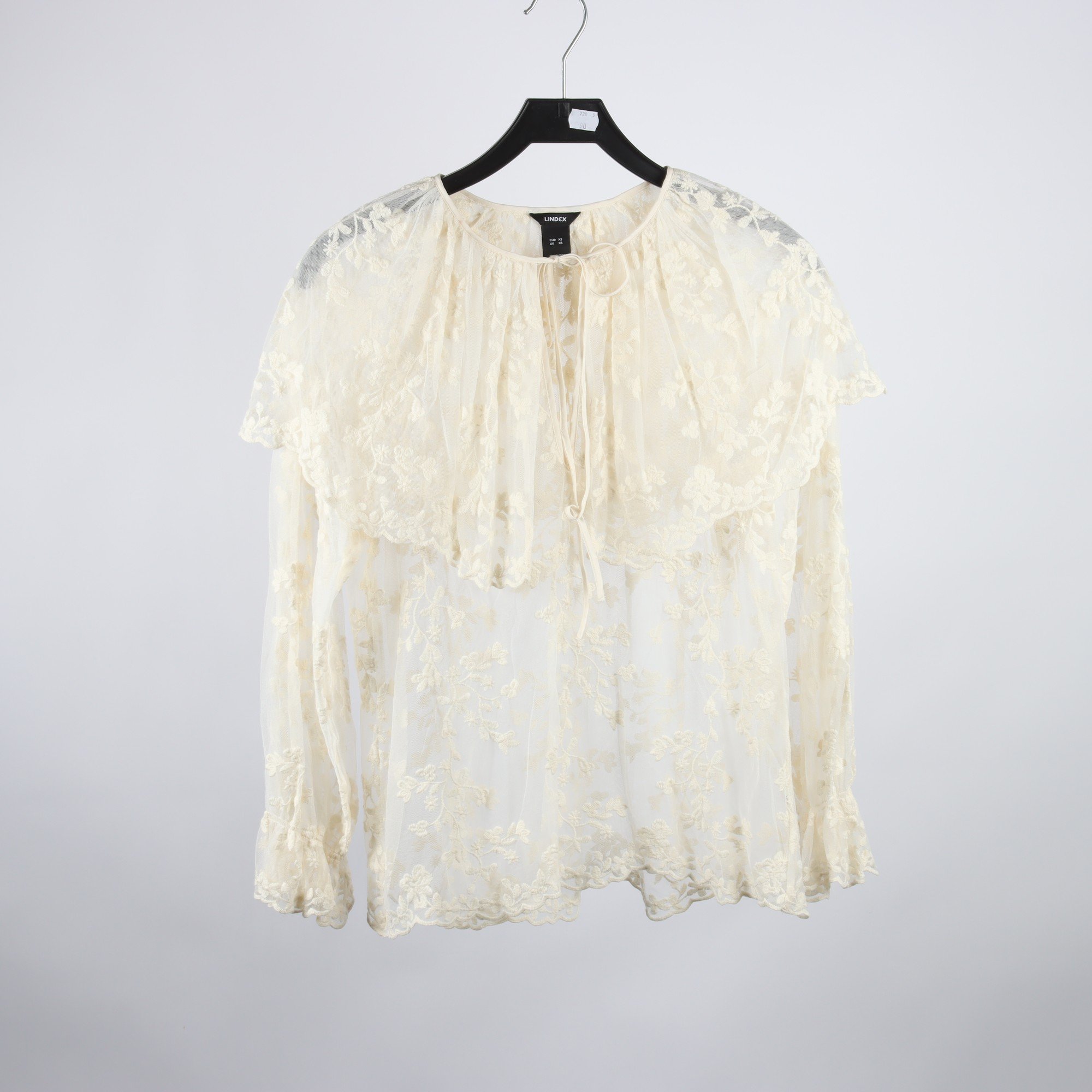 Blus, Lindex, cream, transparent, stl. XS