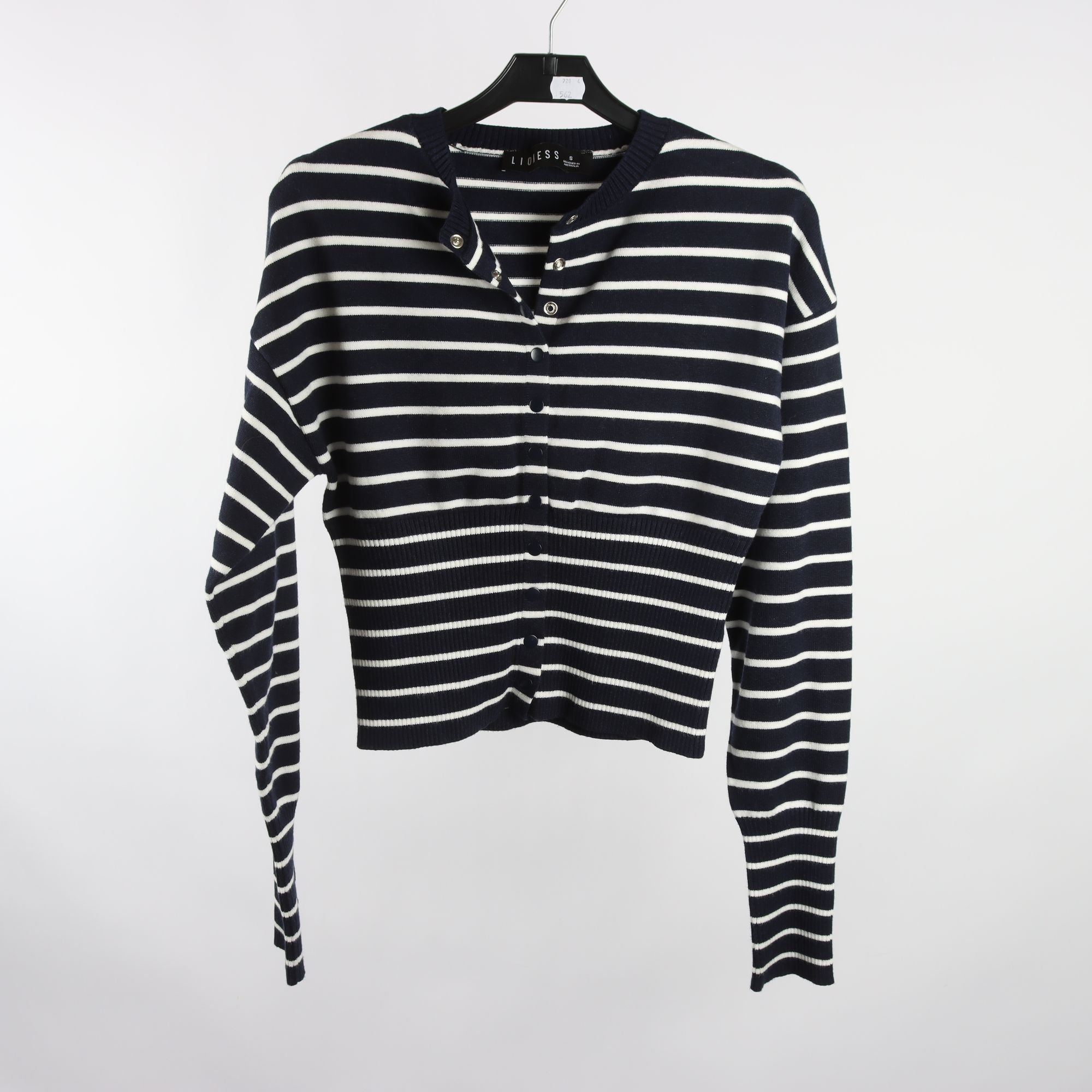 Tröja, Lioness, randig, vit, blå, stl. S.