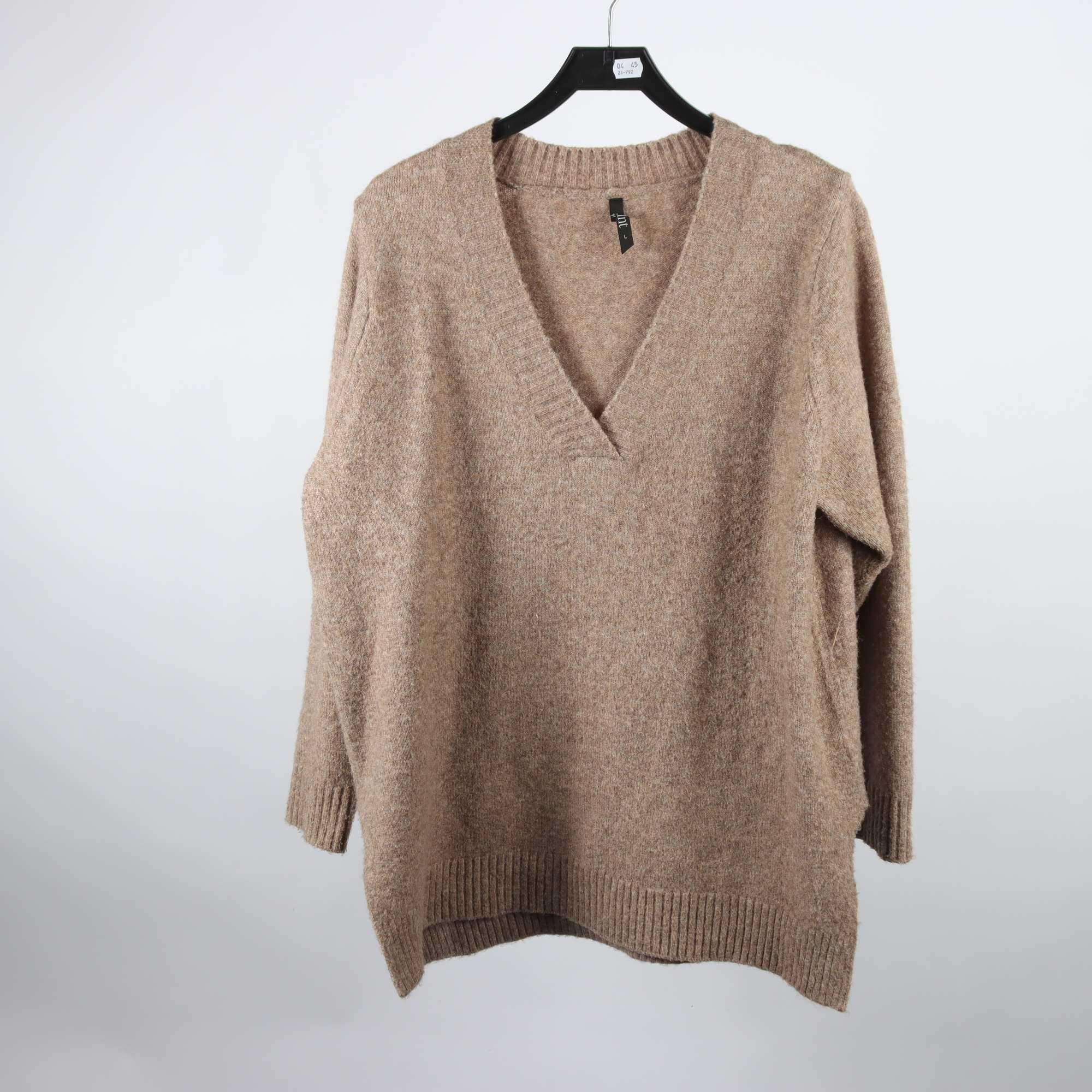 Stickad tröja, xlnt, stl. L