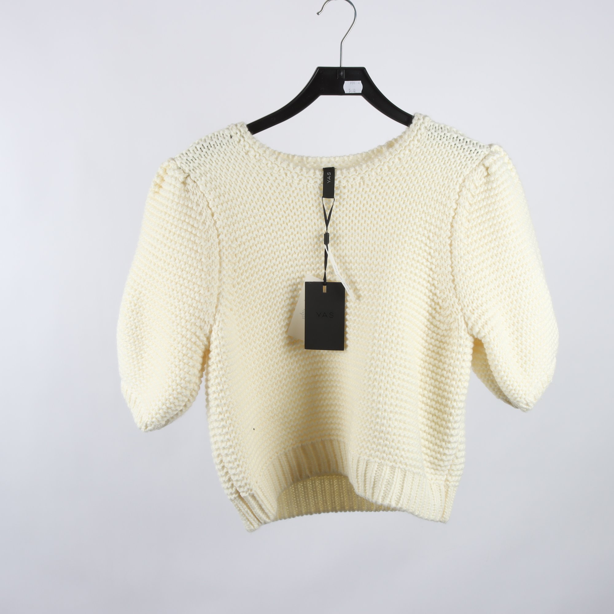 Tröja, Y.A.S, offwhite, ullmix, stl. L.