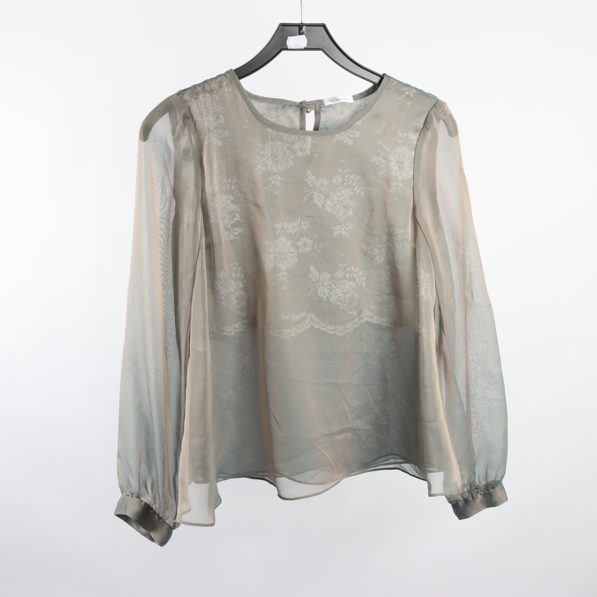 Blus, Ida Sjöstedt, grön, brun, stl. S.