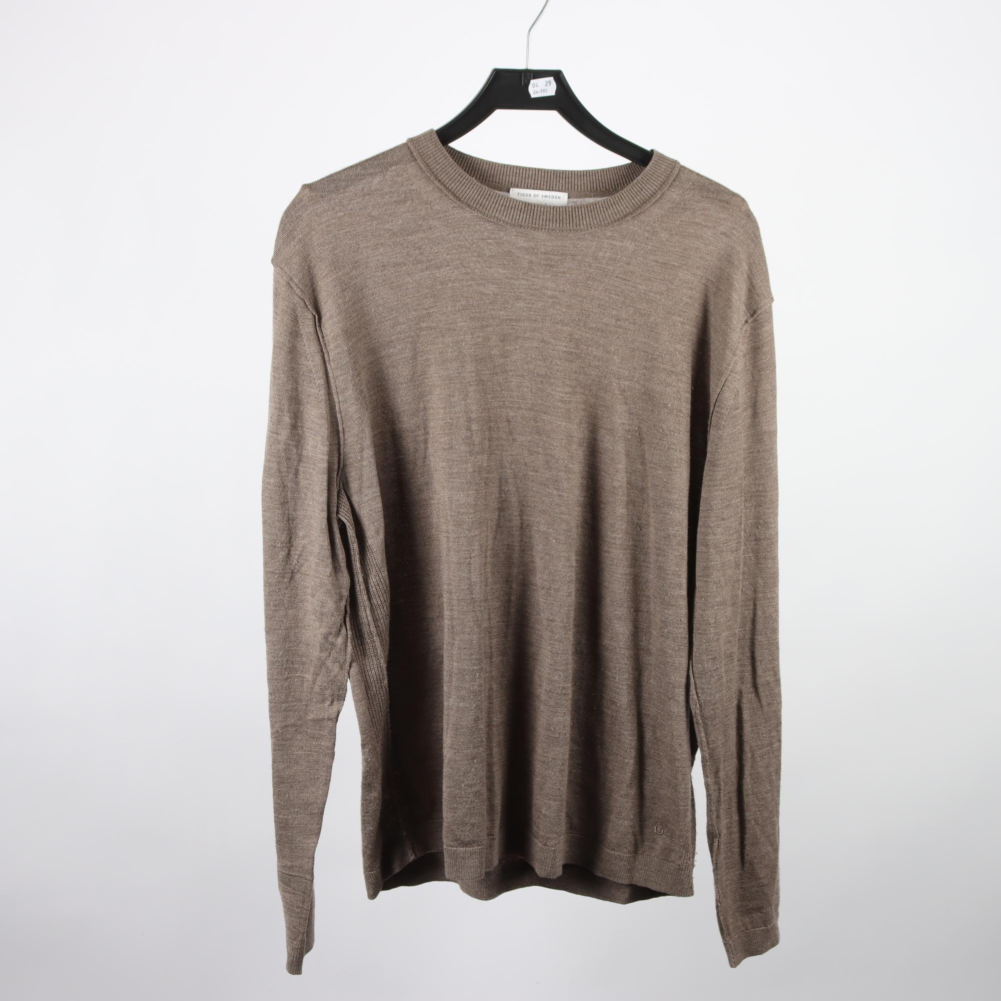 Stickad tröja, Tiger of Sweden, 100% merinoull, stl. XL