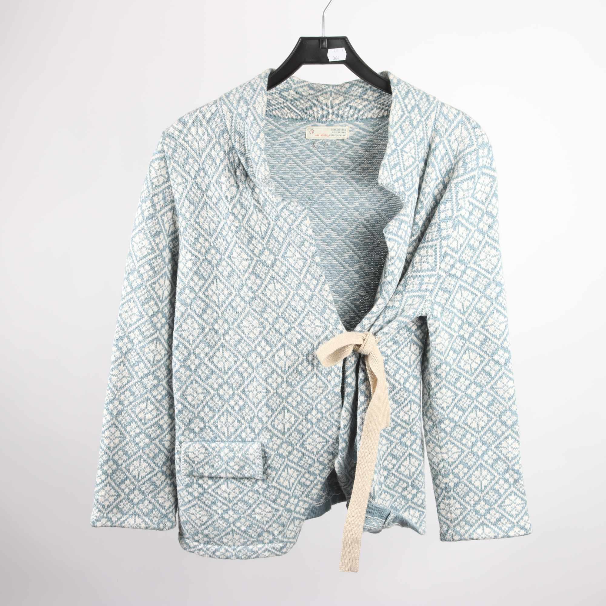 Kofta, Odd Molly, blå, vit, mönstrad, stl. 3 (L)