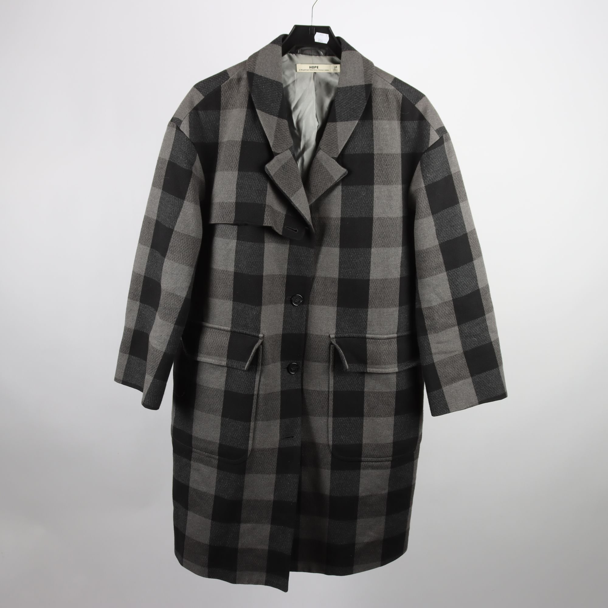 Kappa, Hope, grå, svart, rutig, stl. 38