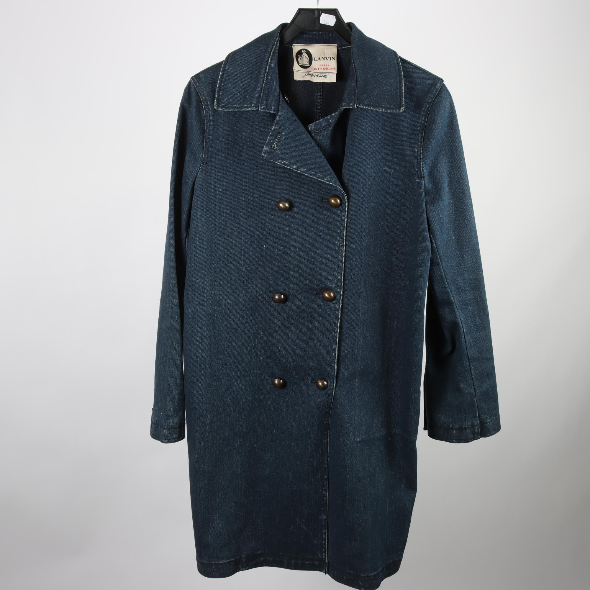 Jeanskappa, Lanvin x Acne, blå, stl. 34