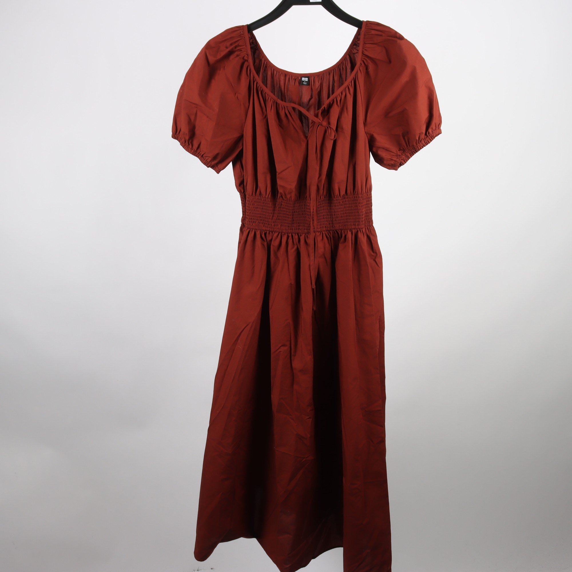 Klänning, Uniqlo, brun, stl. S