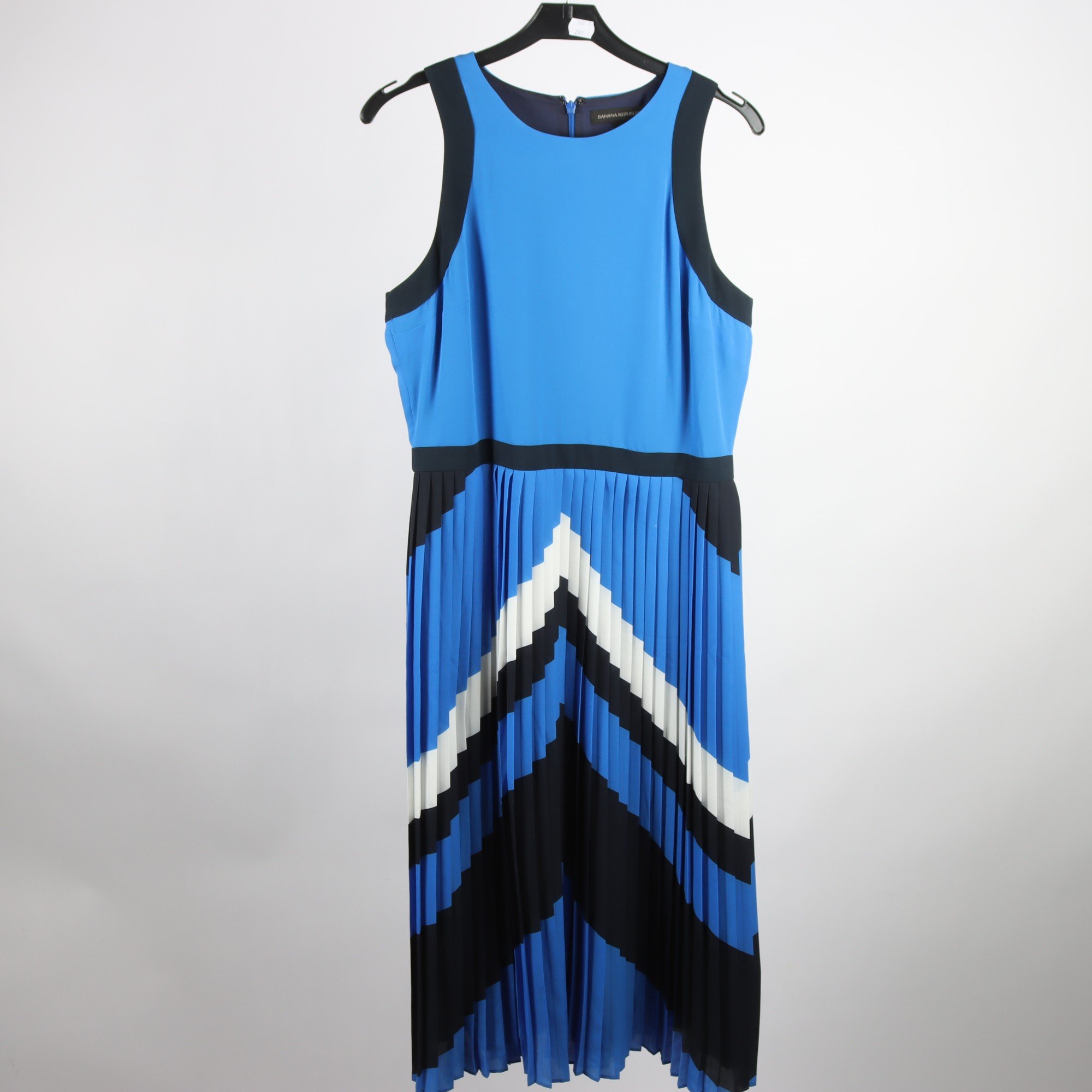 Klänning, Banana Republic, blå, vit, stl. 6 (S)