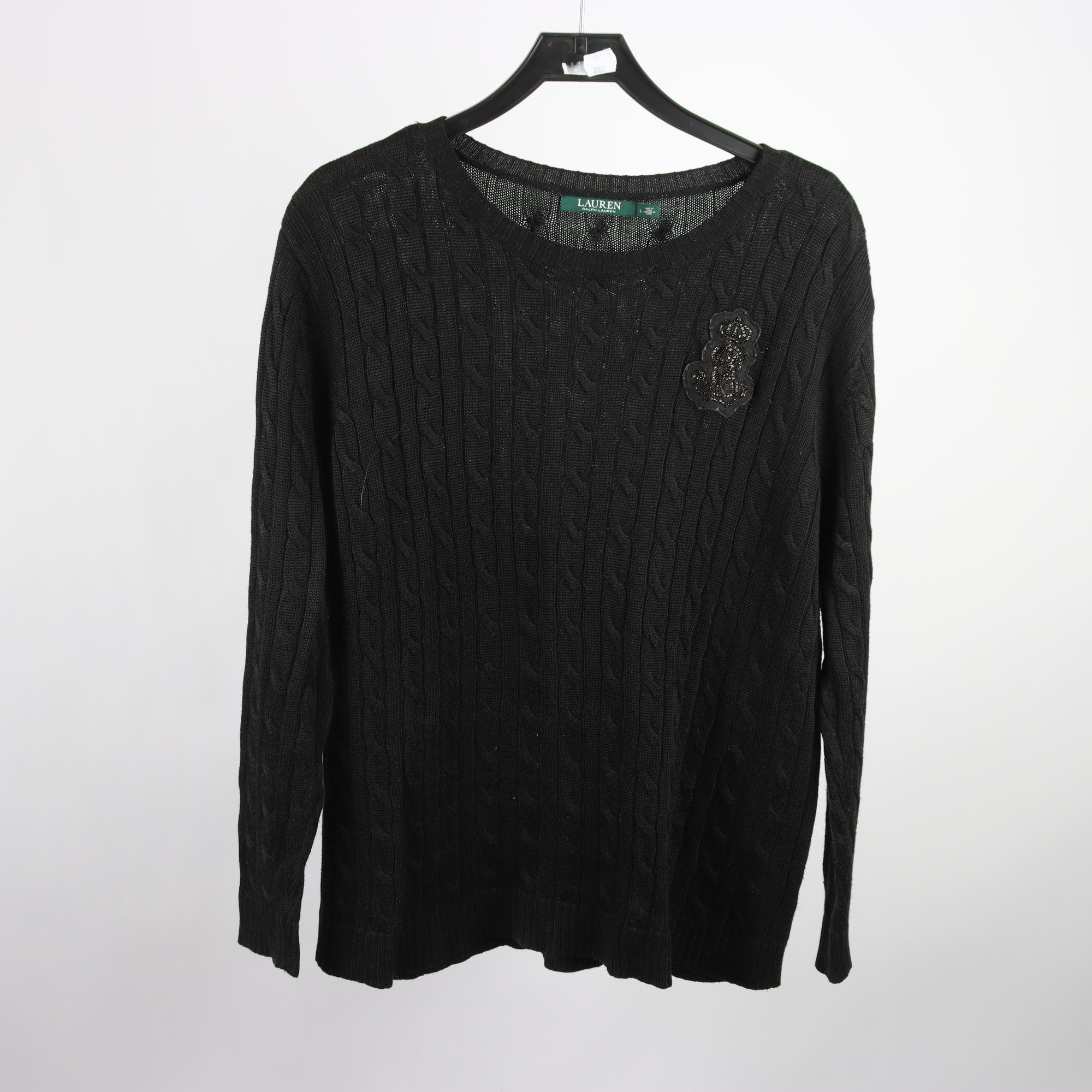 Tröja, Ralph Lauren, svart, stl. L