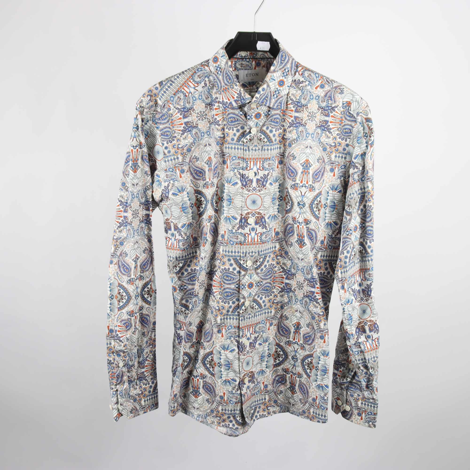 Skjorta, Eton, mönstrad, stl. L