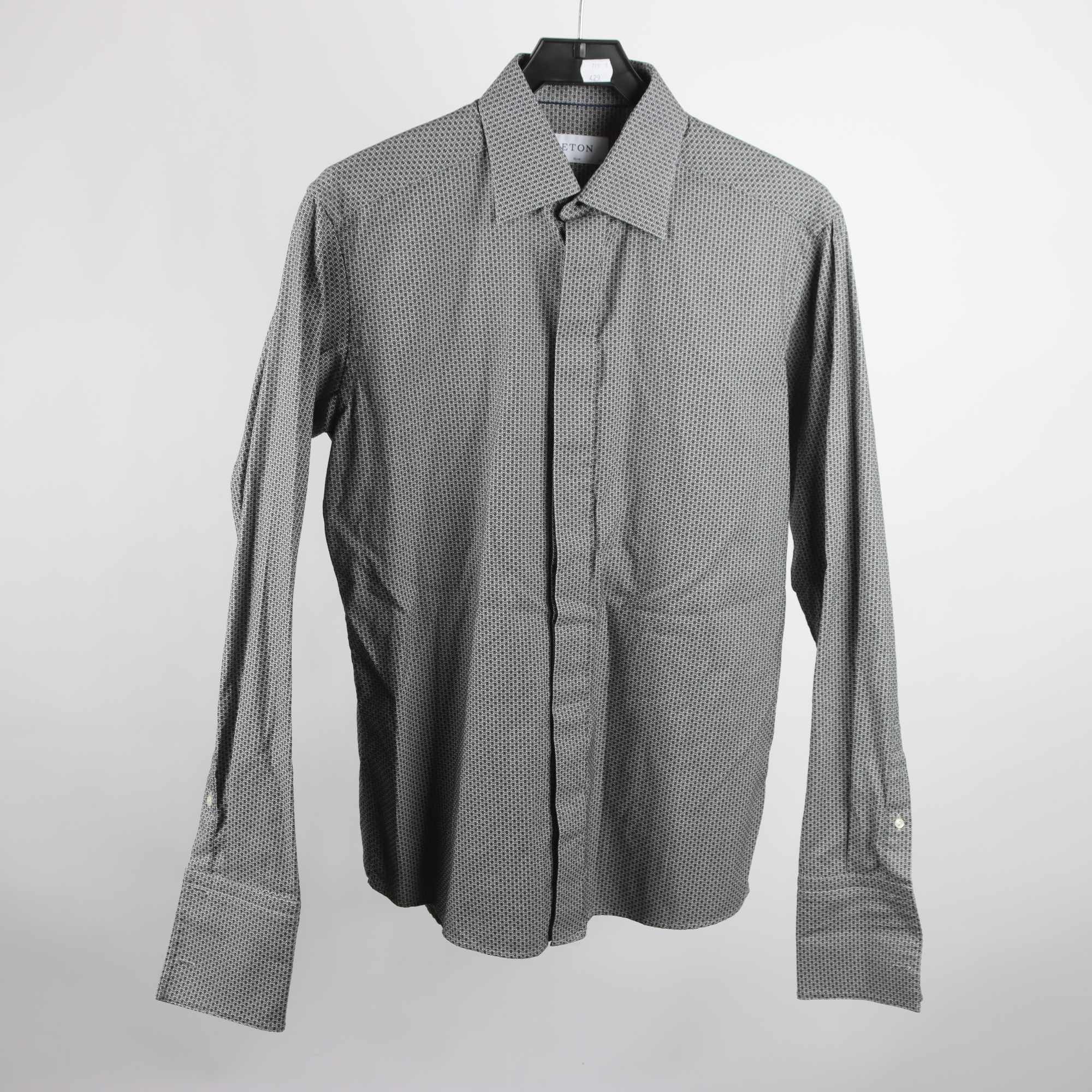 Skjorta, Eton, mönstrad, döskallar, stl. M