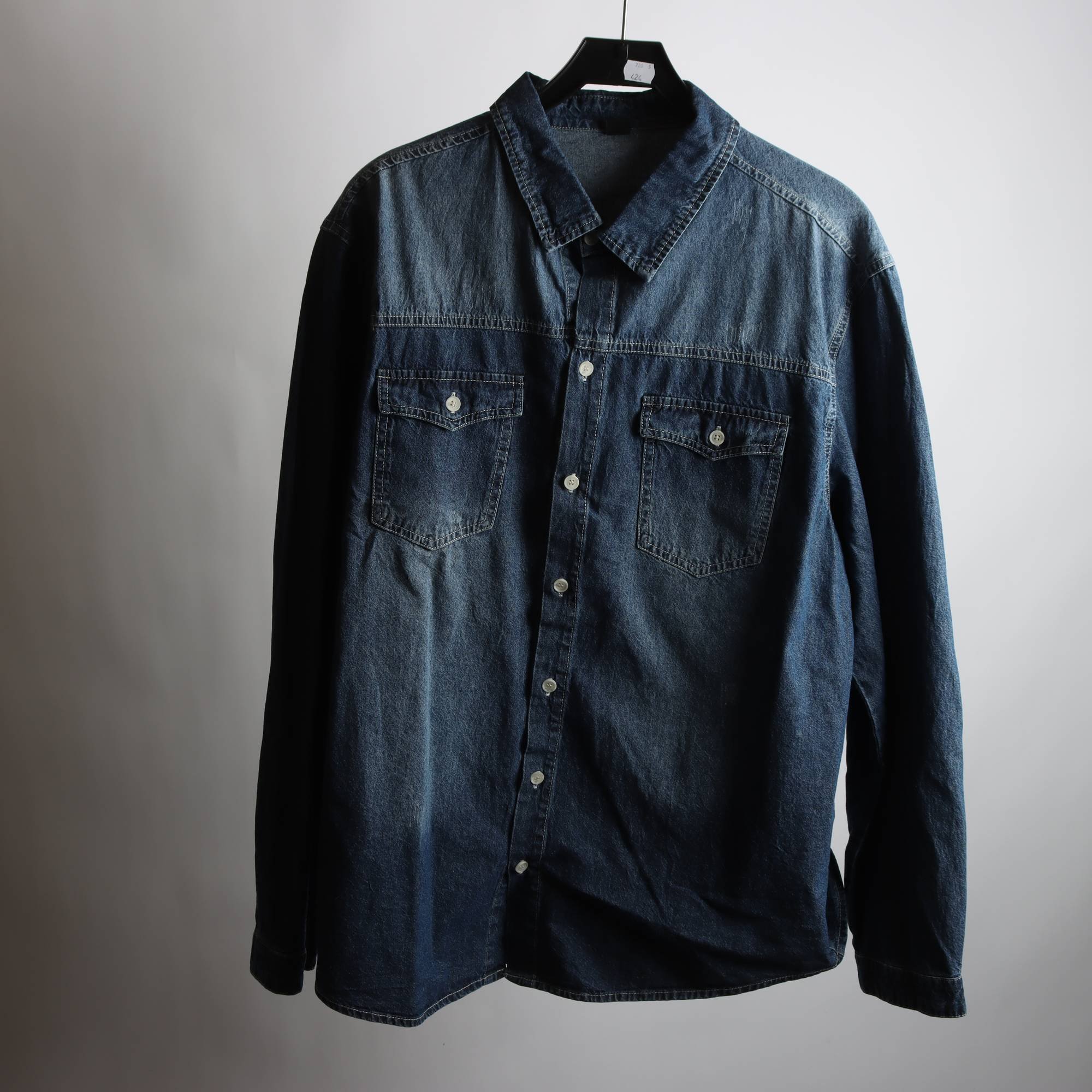 Jeansskjorta, Manfinity, blå, stl. XXL