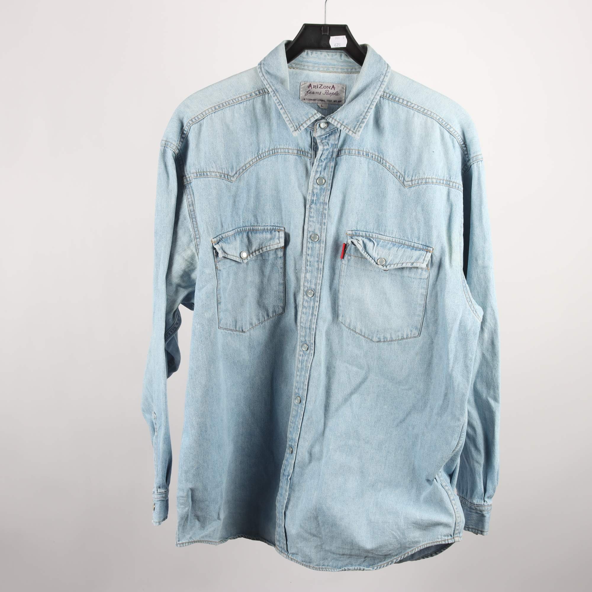 Jeansskjorta, Arizona, blå, stl. L