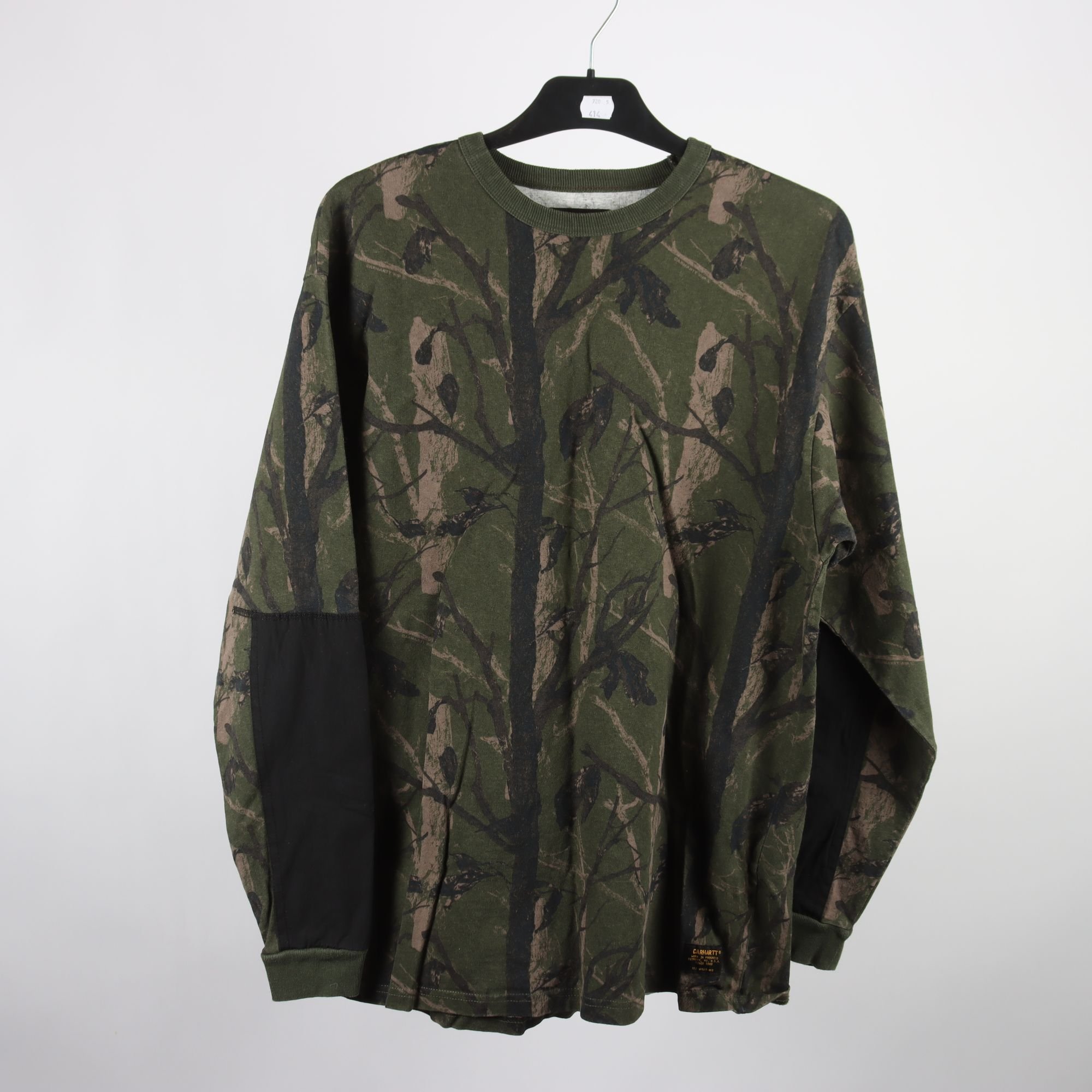 Tröja, Carhartt, grön, mönstrad, stl. M