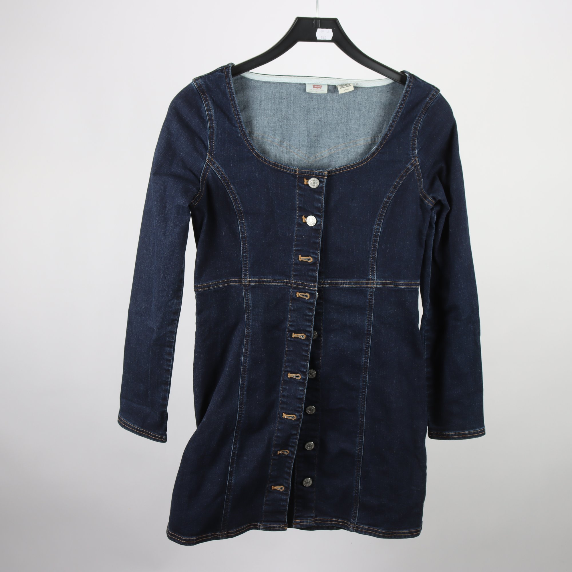Jeansklänning, Levis, blå, stl. S.