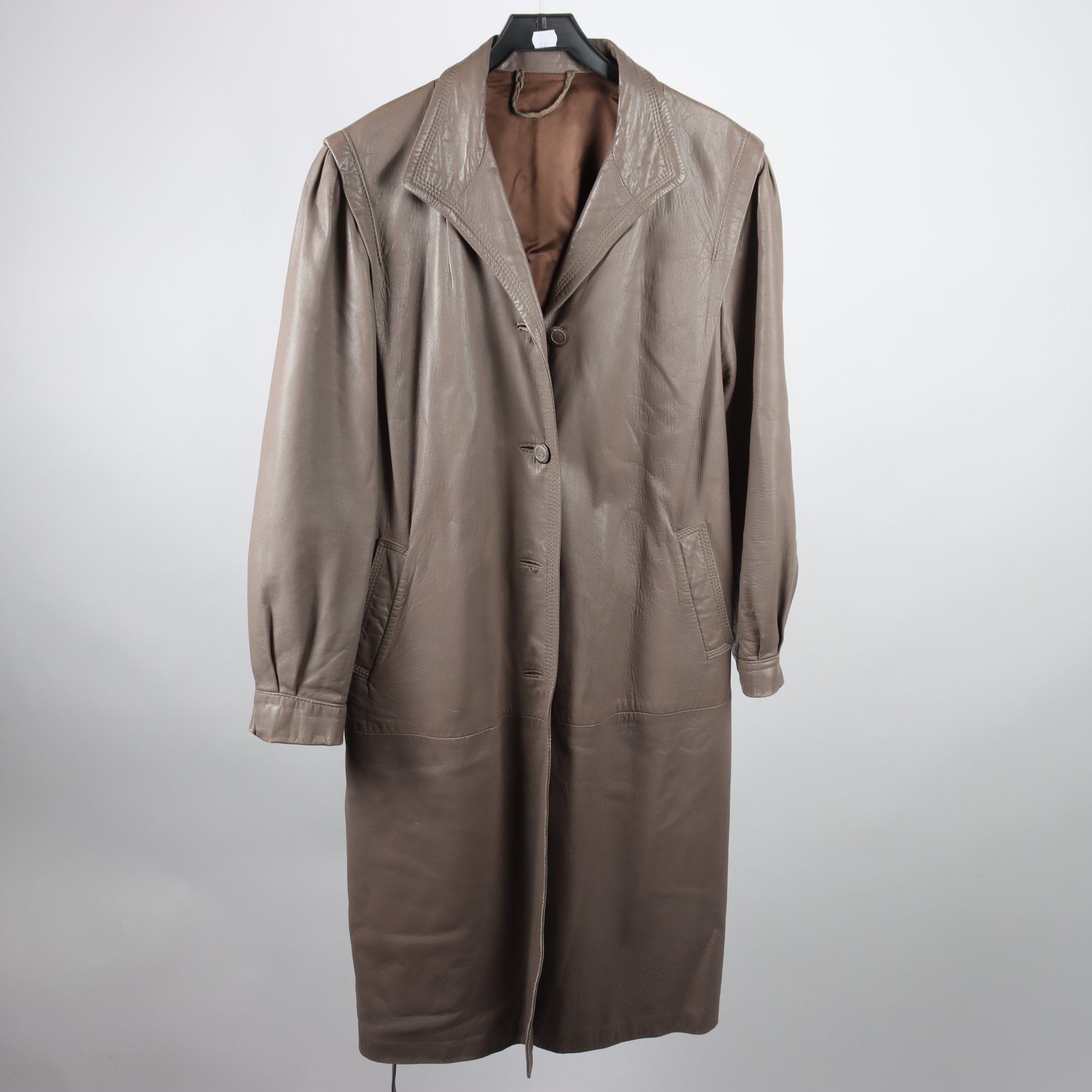 Skinnkappa, Okänd, grå/lila, stl. ca. M.