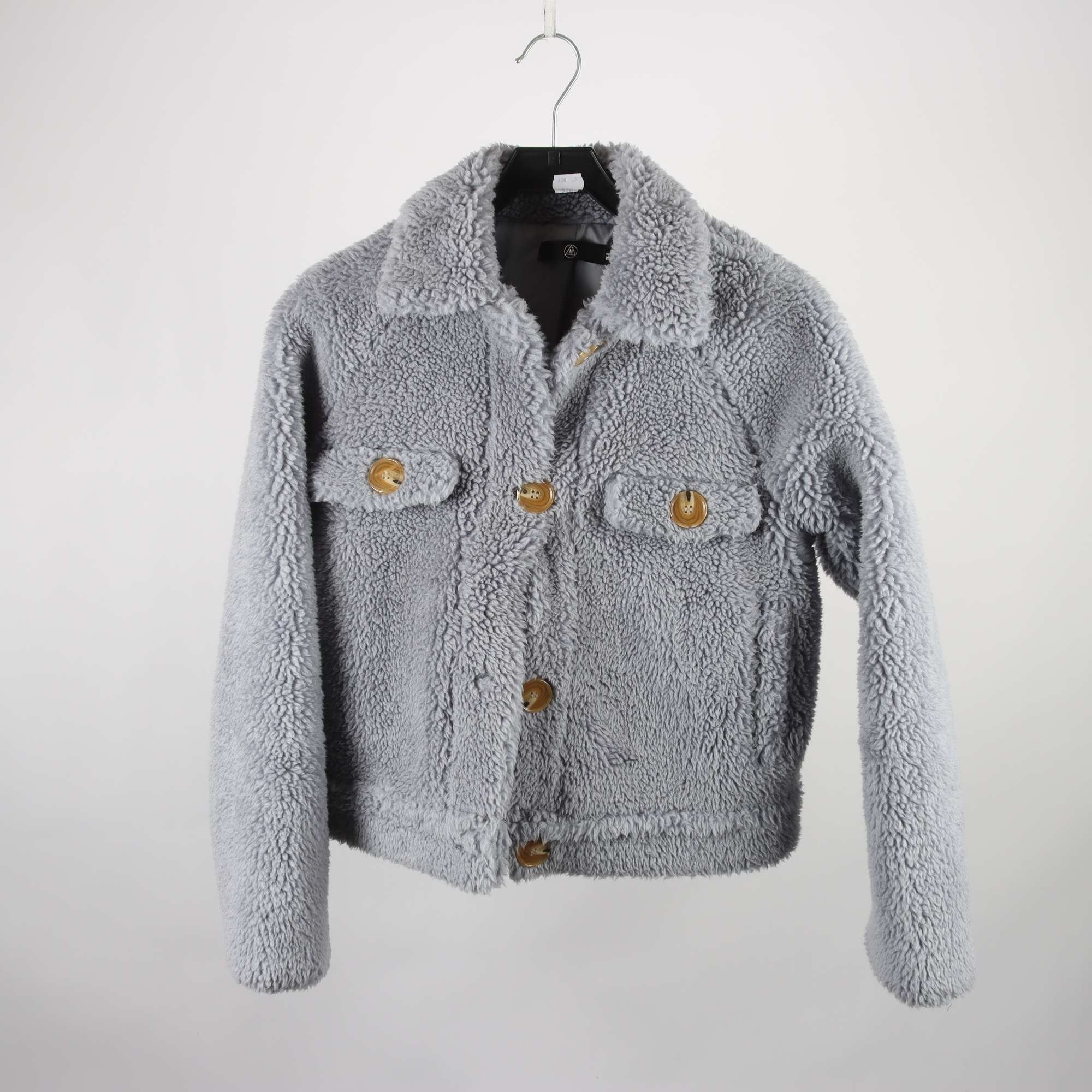 Teddyjacka, Missguided, lila, stl. 36.