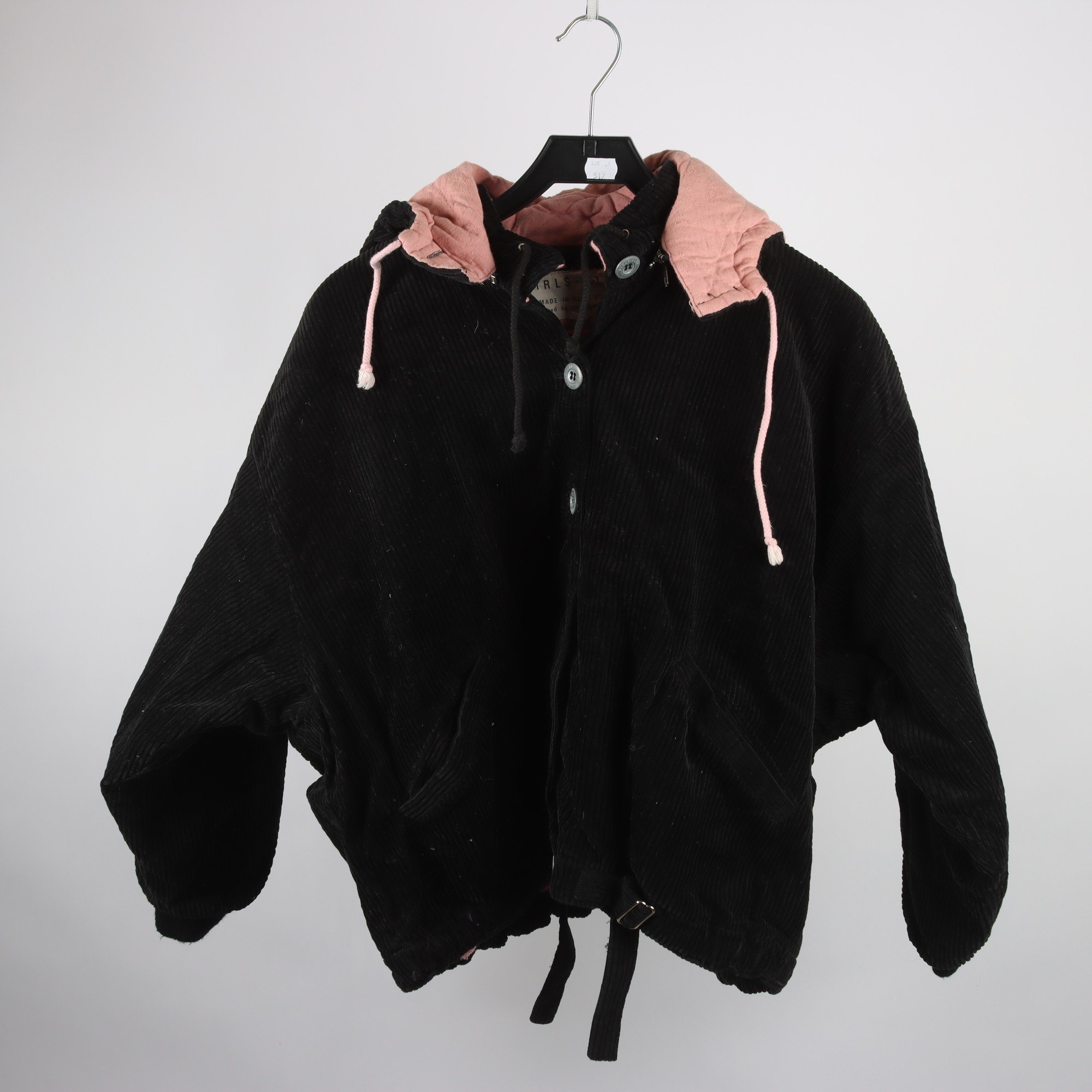 Jacka, Girl Club, svart, manchester, stl. S.