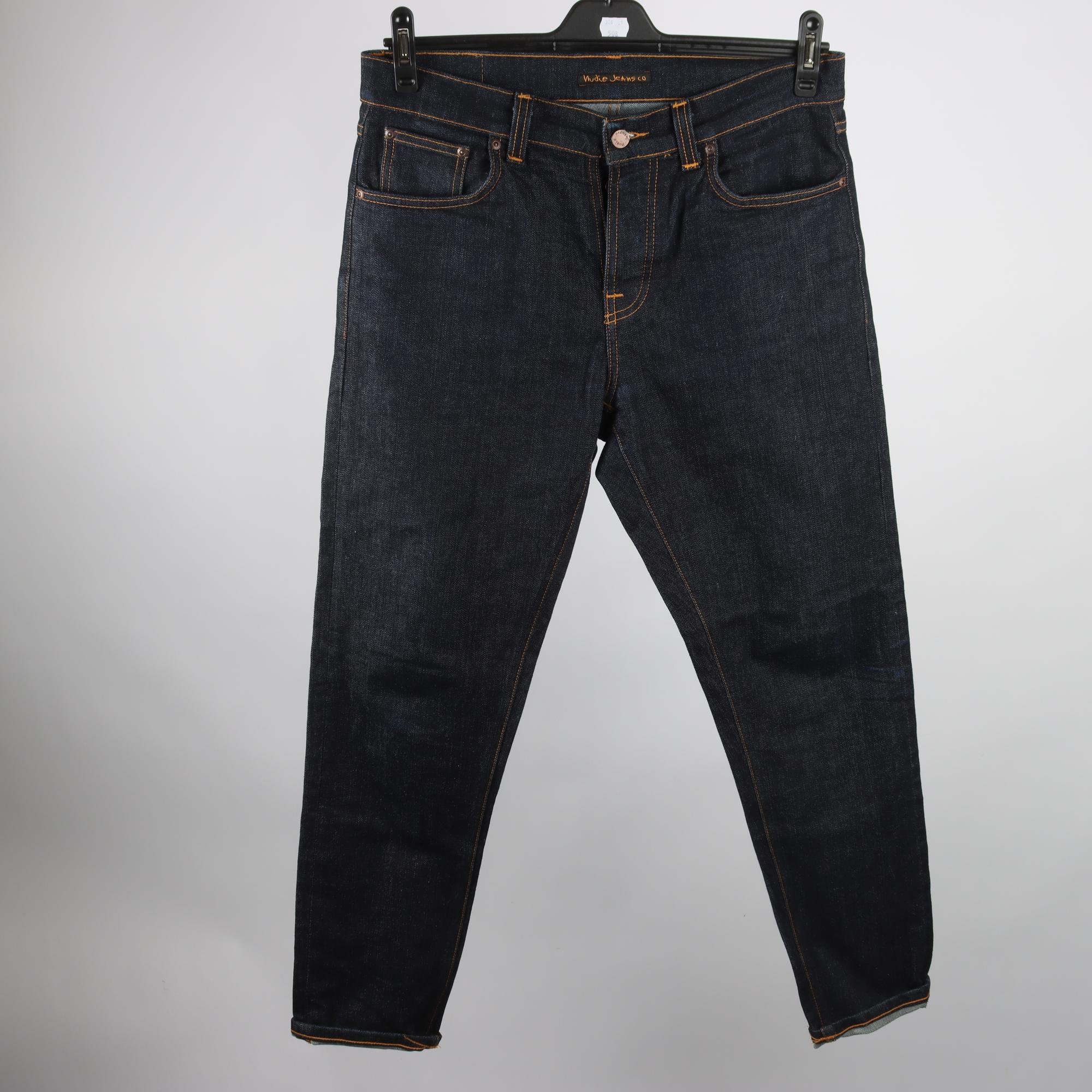 Jeans, Nudie Jeans, Steady Eddie, blå, stl. 31/32.