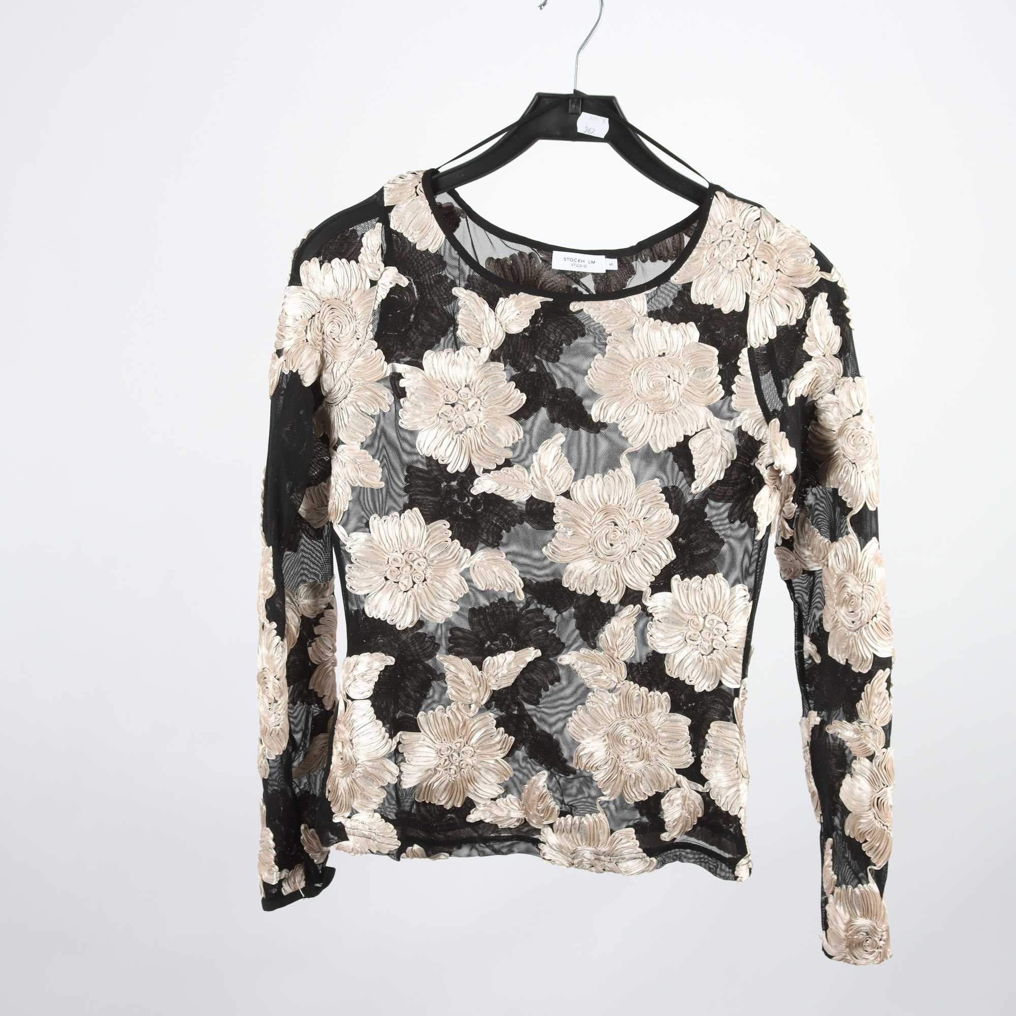 Tröja, STOCKH LM, svart, mönstrad, stl. S