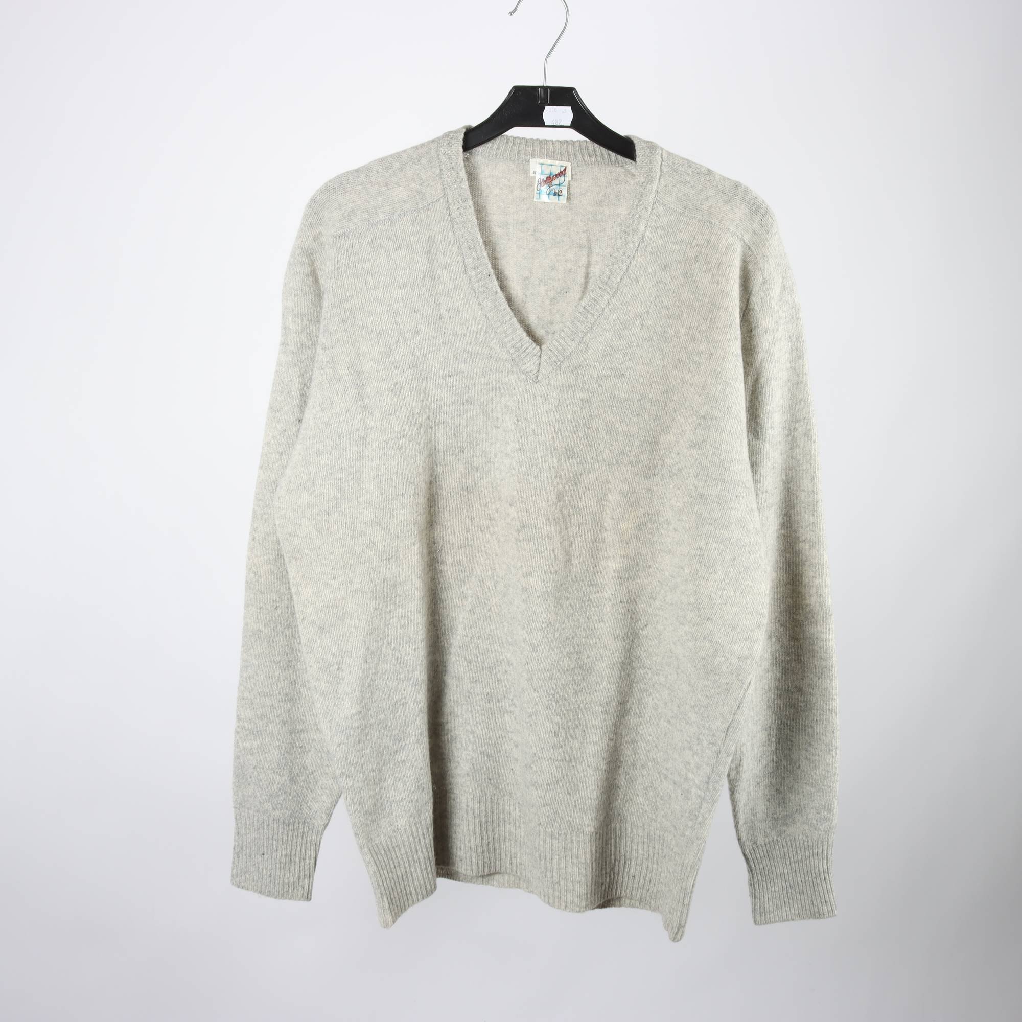 Tröja, Hollywood, grå, 100% ull, stl. XL.