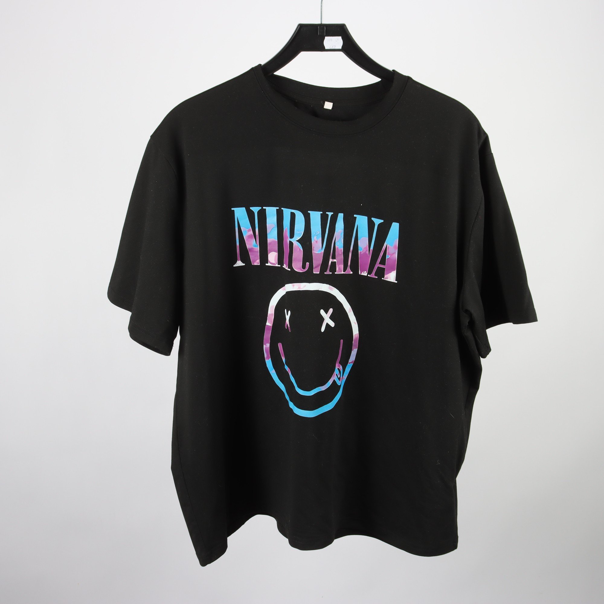 T-shirt, Nirvana, svart, stl. 2XL.