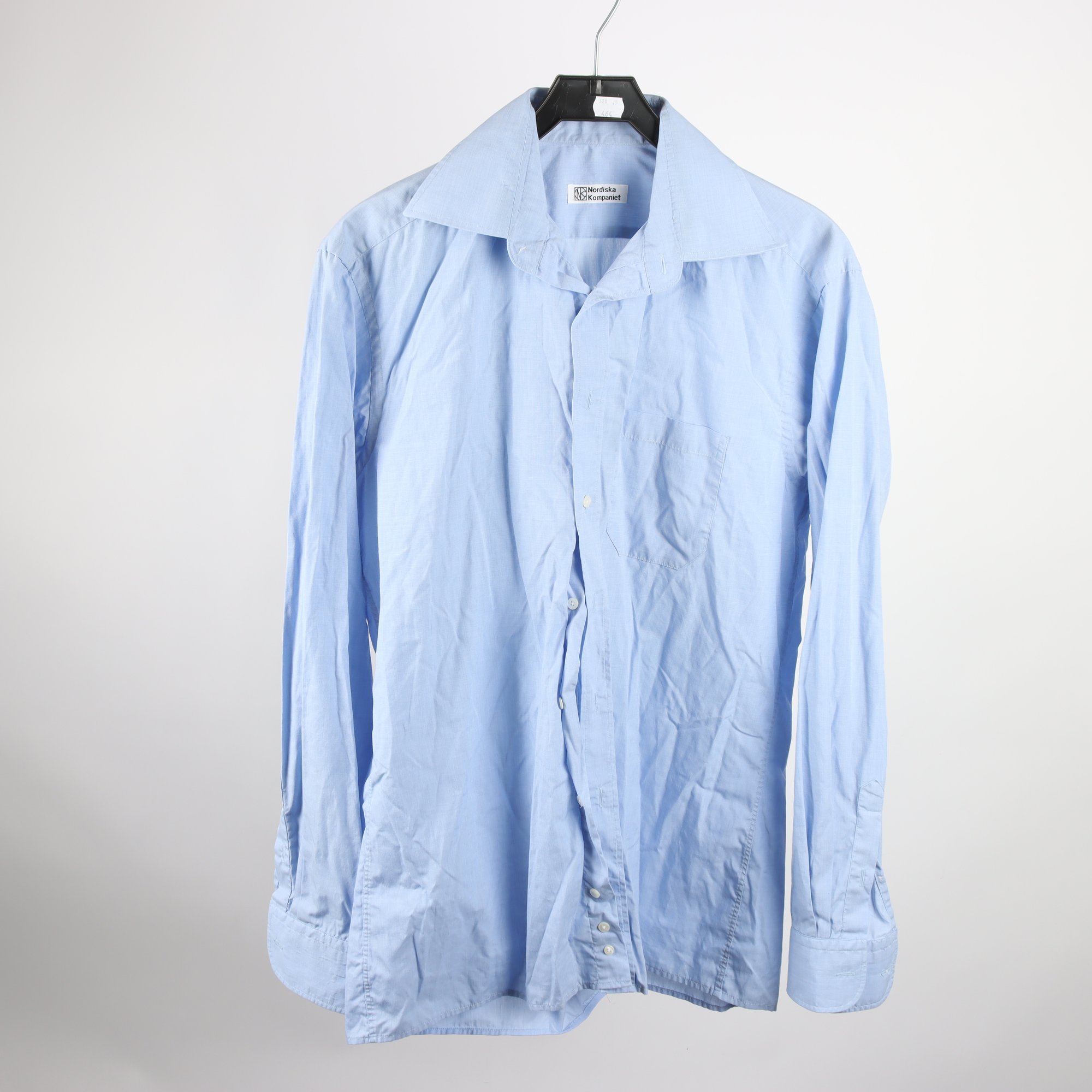 Skjorta, NK, Nordiska Kompaniet, blå, slt. 41.