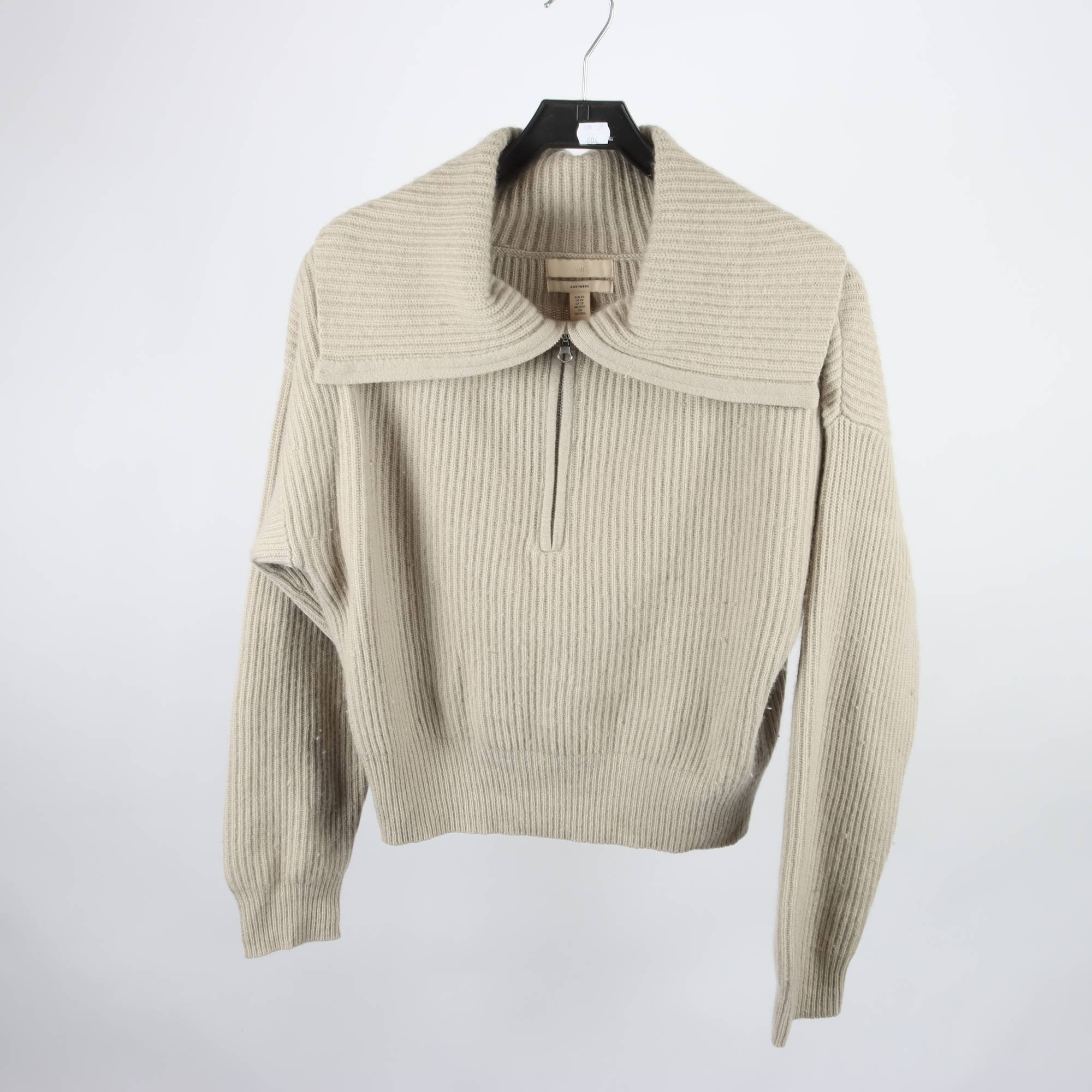 Tröja, H&M, beige, 100% cashmere, stl. XS.