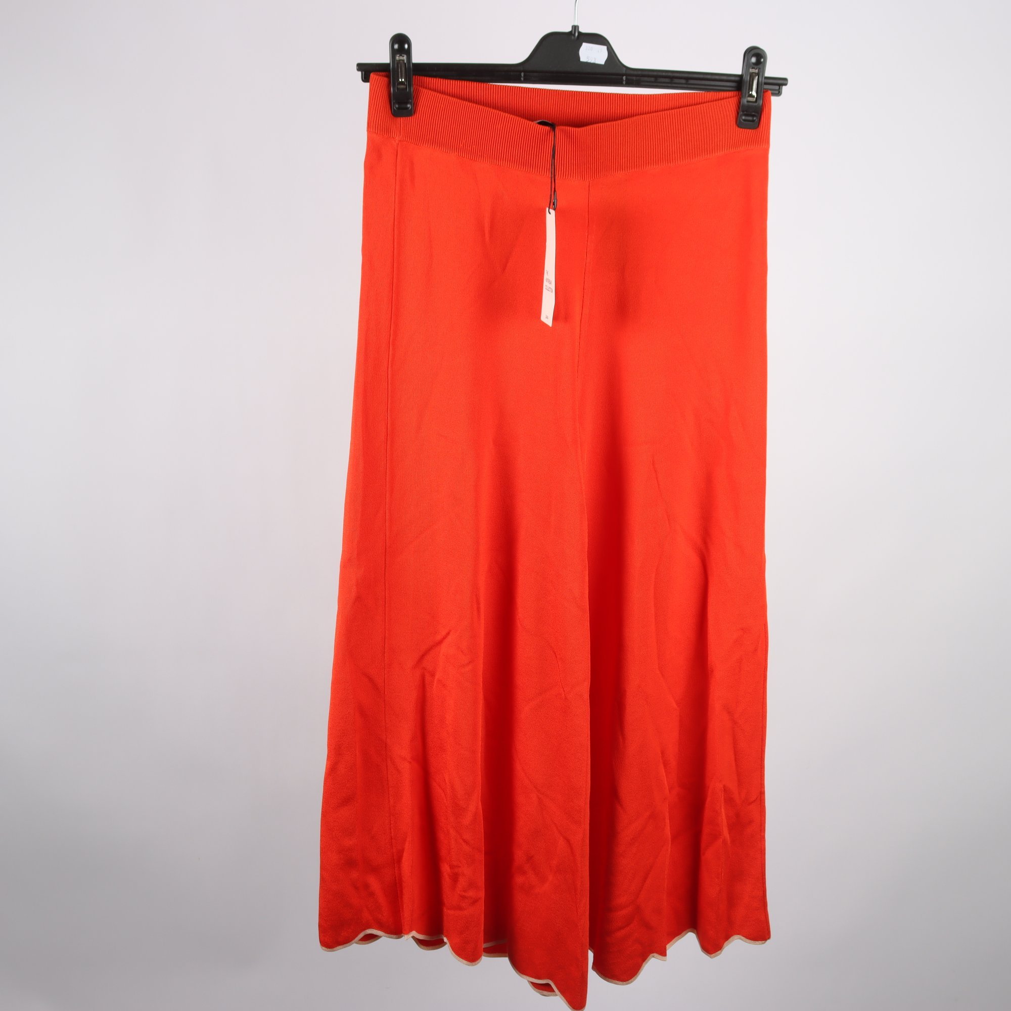 Byxor, Zara, ljusröd, stickade, stl. L.